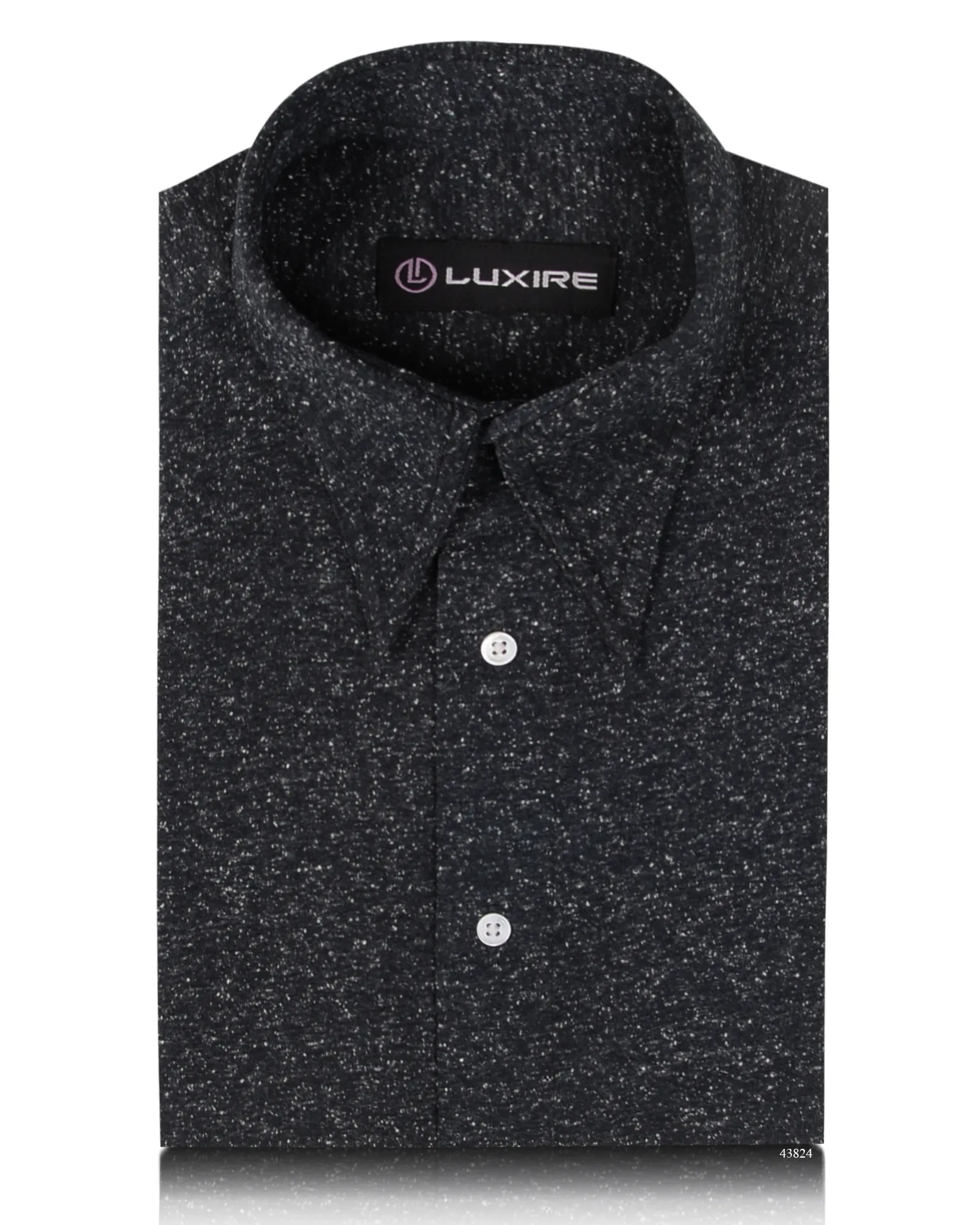 Fitted Shape All-Day Wear Speckled Grey Polo T-Shirt