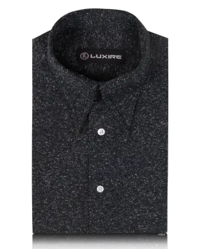 Fitted Shape All-Day Wear Speckled Grey Polo T-Shirt