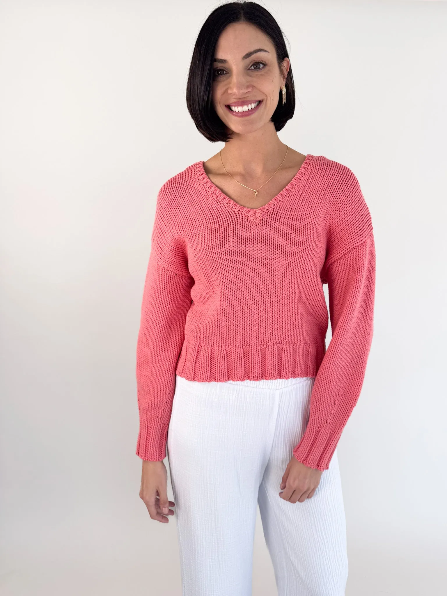 [Z SUPPLY] Vida Reversible Sweater Warm Knit Chunky Yarn