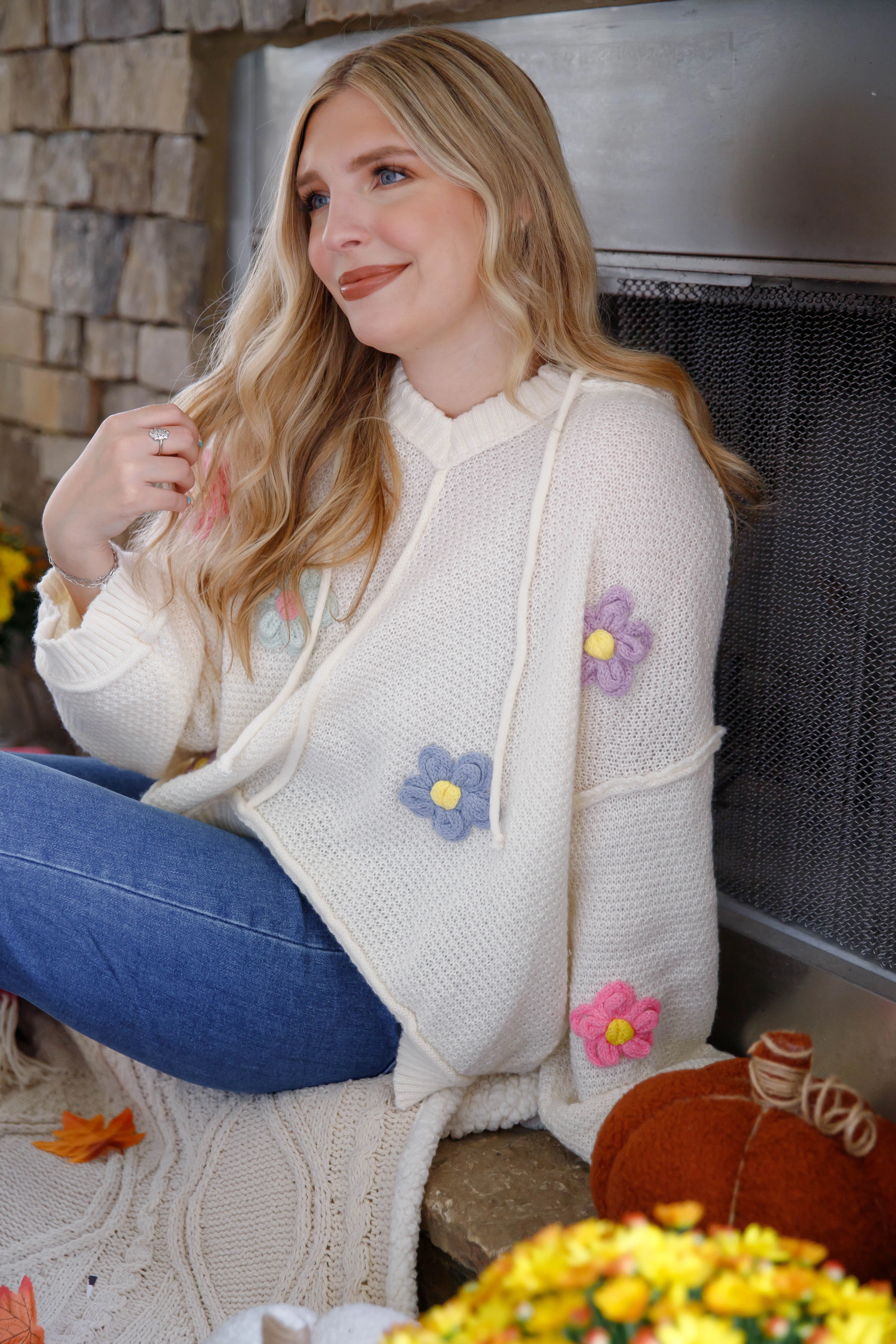 Spreading Kindness Hoodie Cozy Waistband