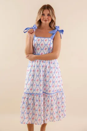 Starting To Swoon Midi Dress Travel Light Slim Shape