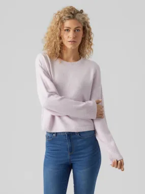 Doffy O-Neck Boxy Pullover Soft Knitwear