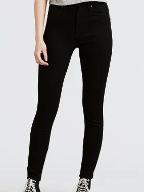 Levi's Mile High Super Skinny Jean in Black Galaxy Weekend Getaway Minimalist Breathable Classic Fit Design