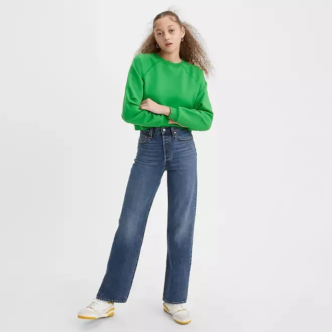 Date Night Sustainable Sunny Vibes Teen Outfit Summer Vibes Levi's Ribcage Full Length- Valley View