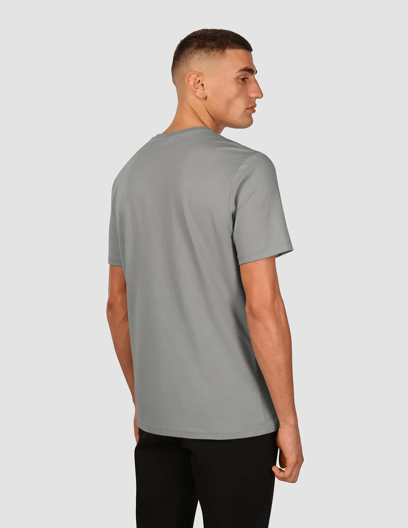 Supima T-shirt Stone Grey Modern Trend Look