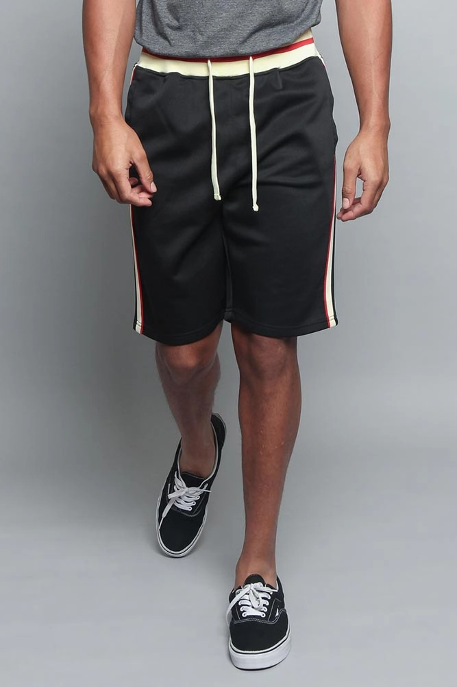 Eco Dye Process Quick Fit Design G Striped Track Shorts
