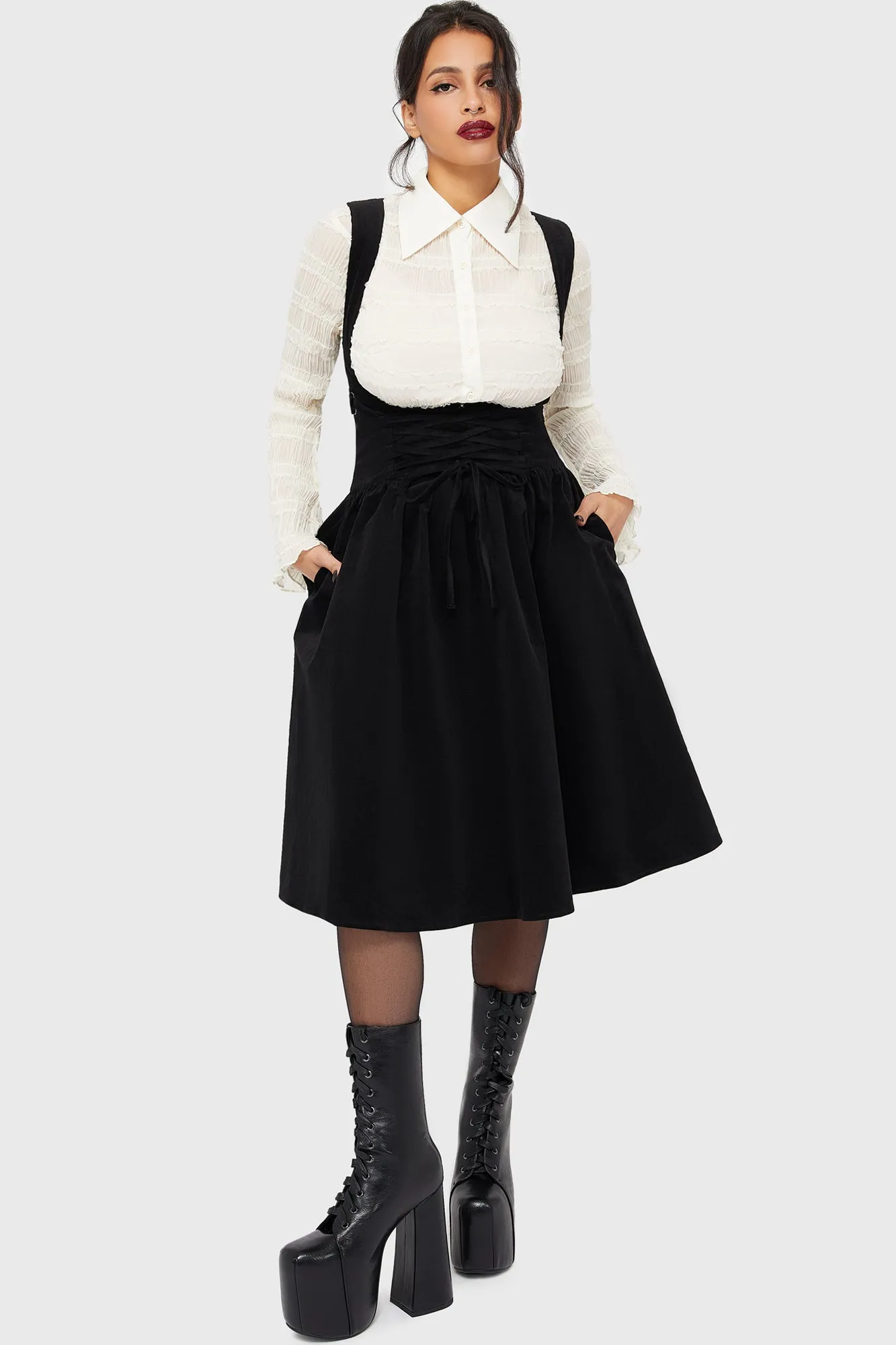 Relaxed Look Violet's Ballad Midi Skirt