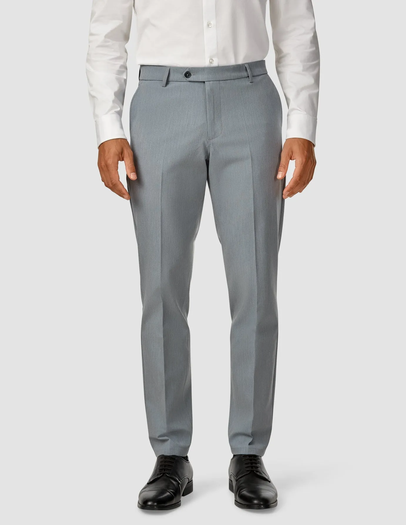 Essential Suit Pants Regular Light Blue Melange Thermal regulation All Season Wear