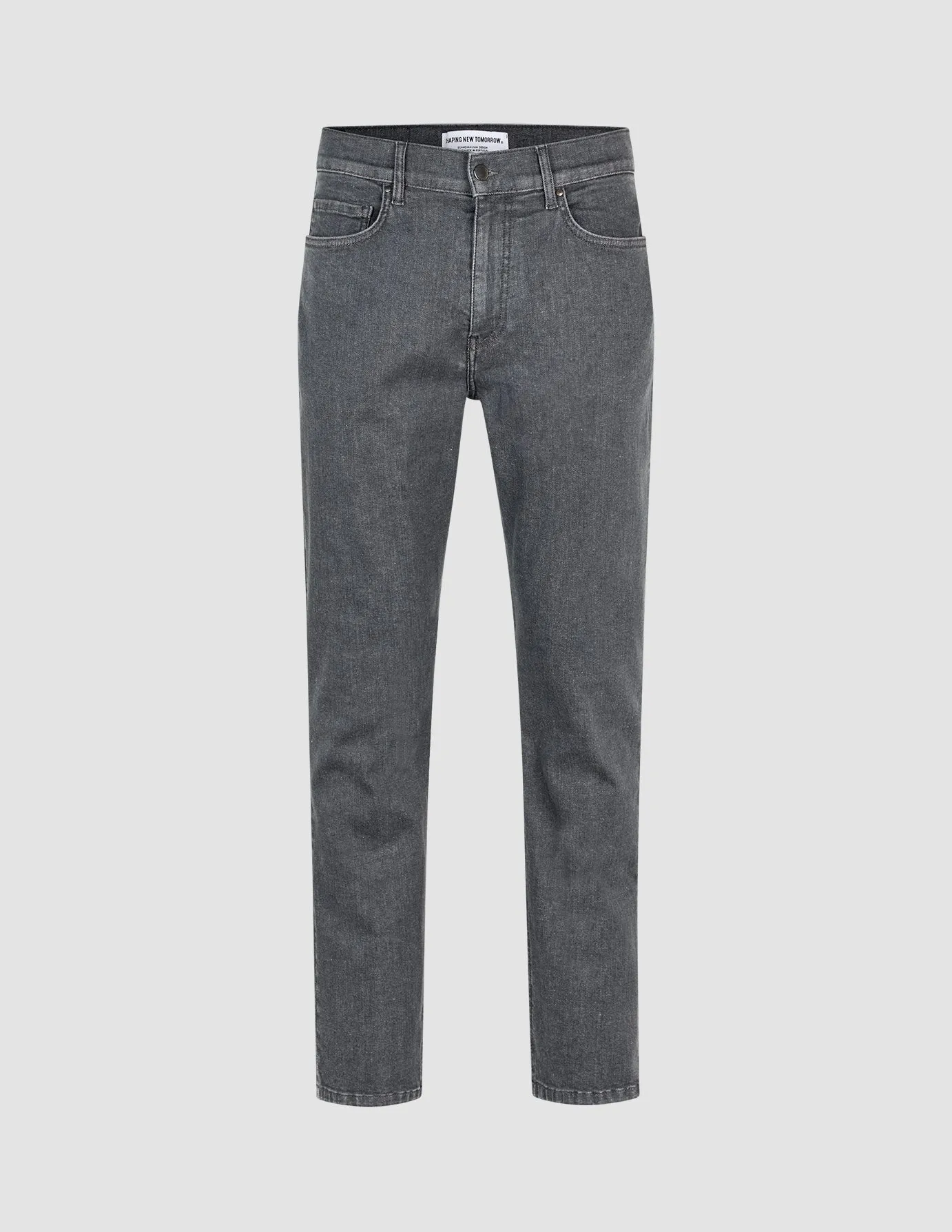 Classic Jeans Regular Dark Grey Comfortable Fashion