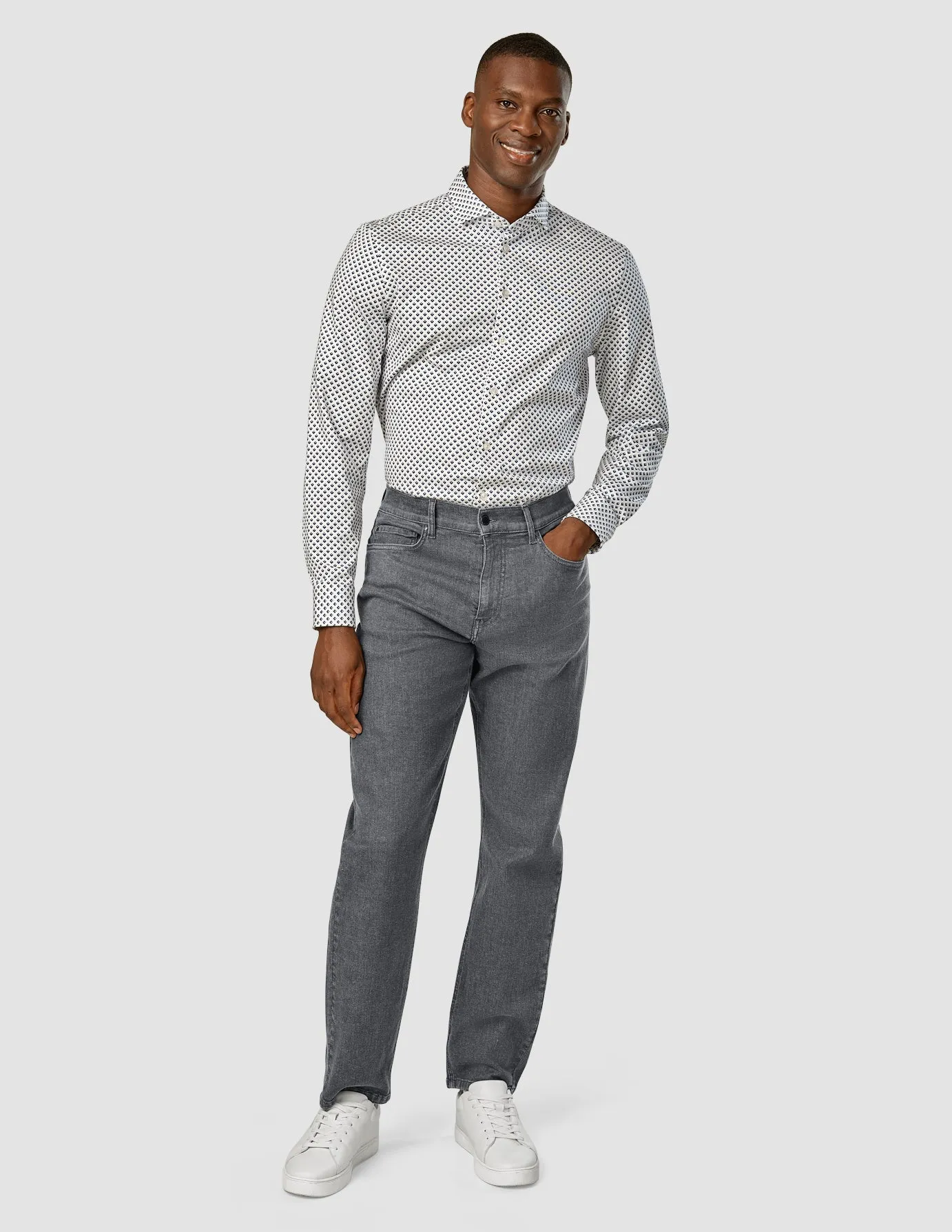 Relaxed Comfort Look Smart Comfort Classic Jeans Regular Dark Grey