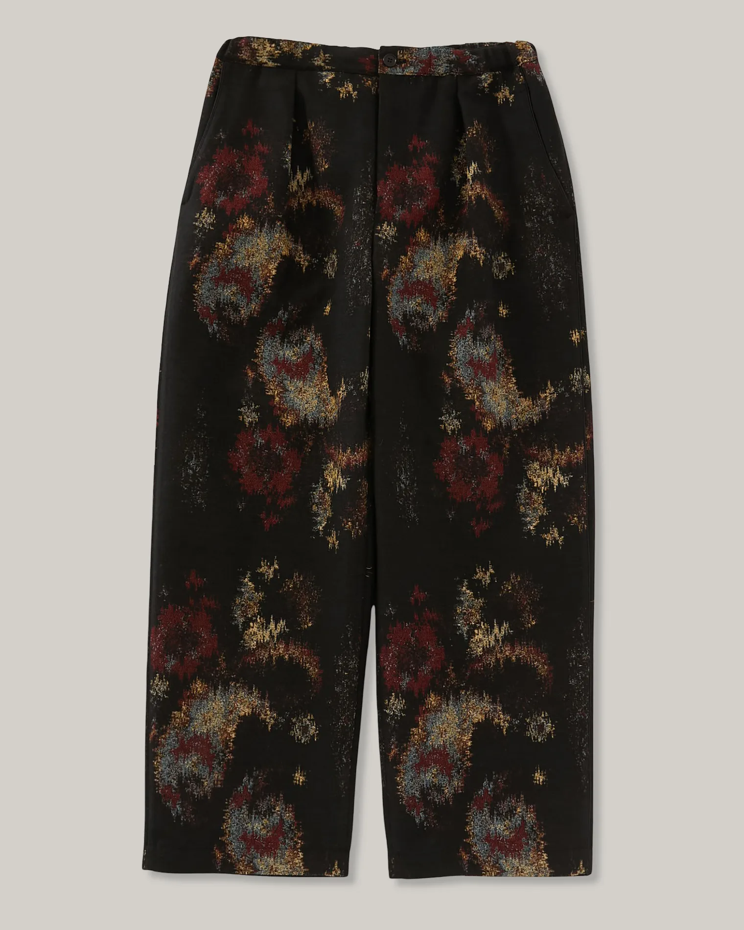 Everyday Urban Style BLUE BLUE JAPAN TSUJIGAHANA GOBELIN STRAIGHT DRAWSTRING PANTS - BLACK