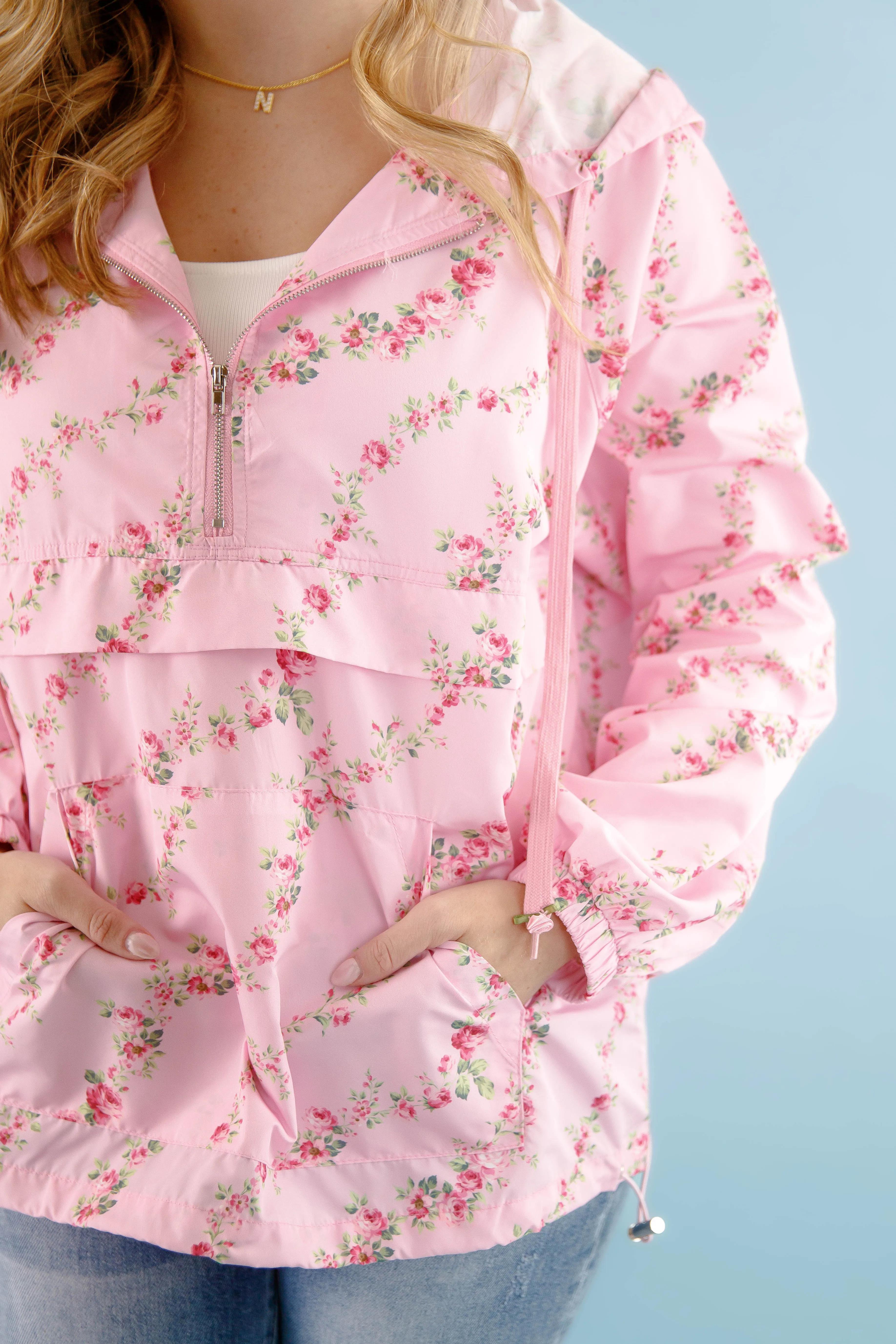 Effortless Fit RESTOCK: Feel It Coming Windbreaker Pullover