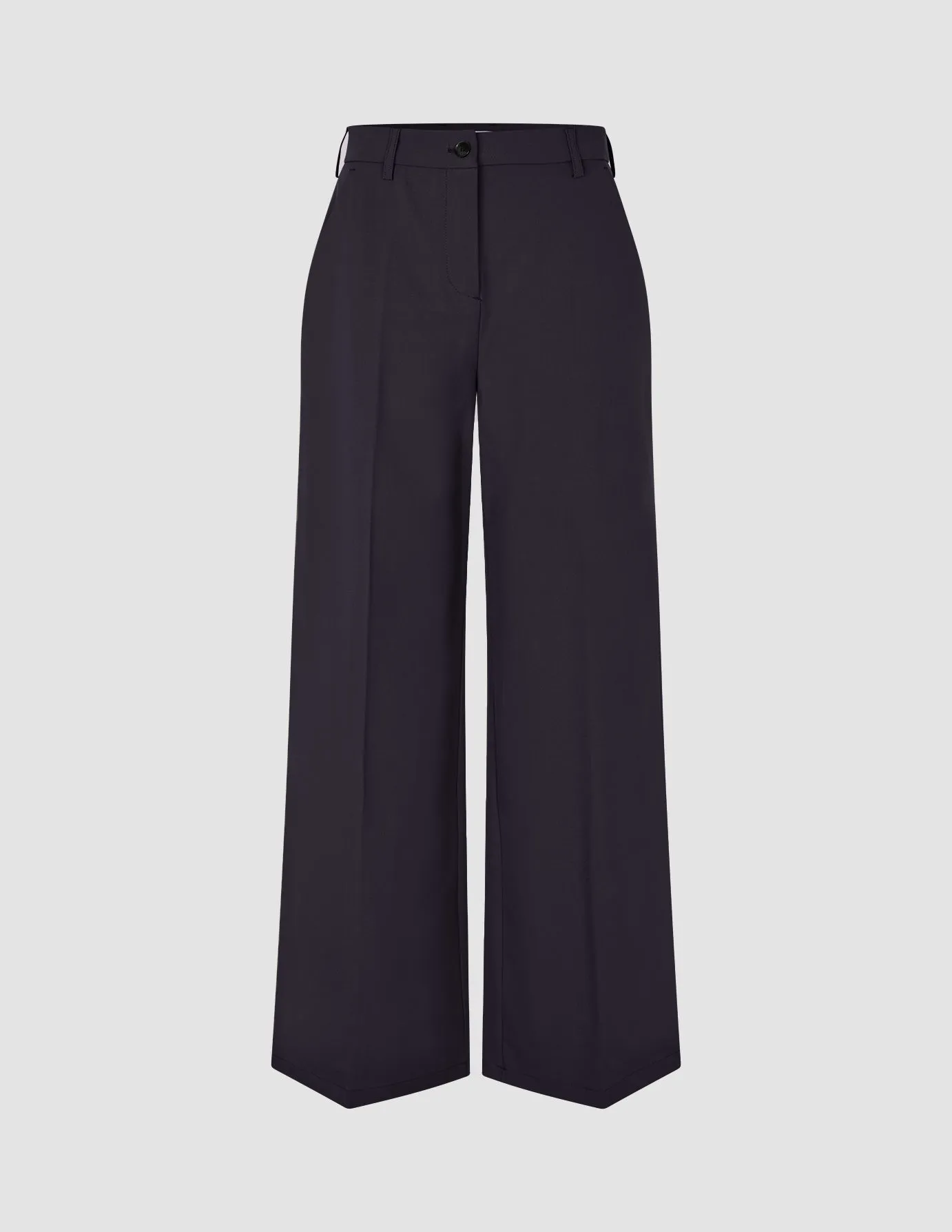 Essential Pants Wide Midnight Blue Easy Match Casual Performance Wear