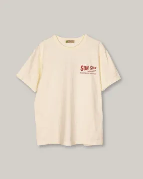 SUN SURF - 'ALOHA WEEK' TEE - NATURAL Versatile Wear