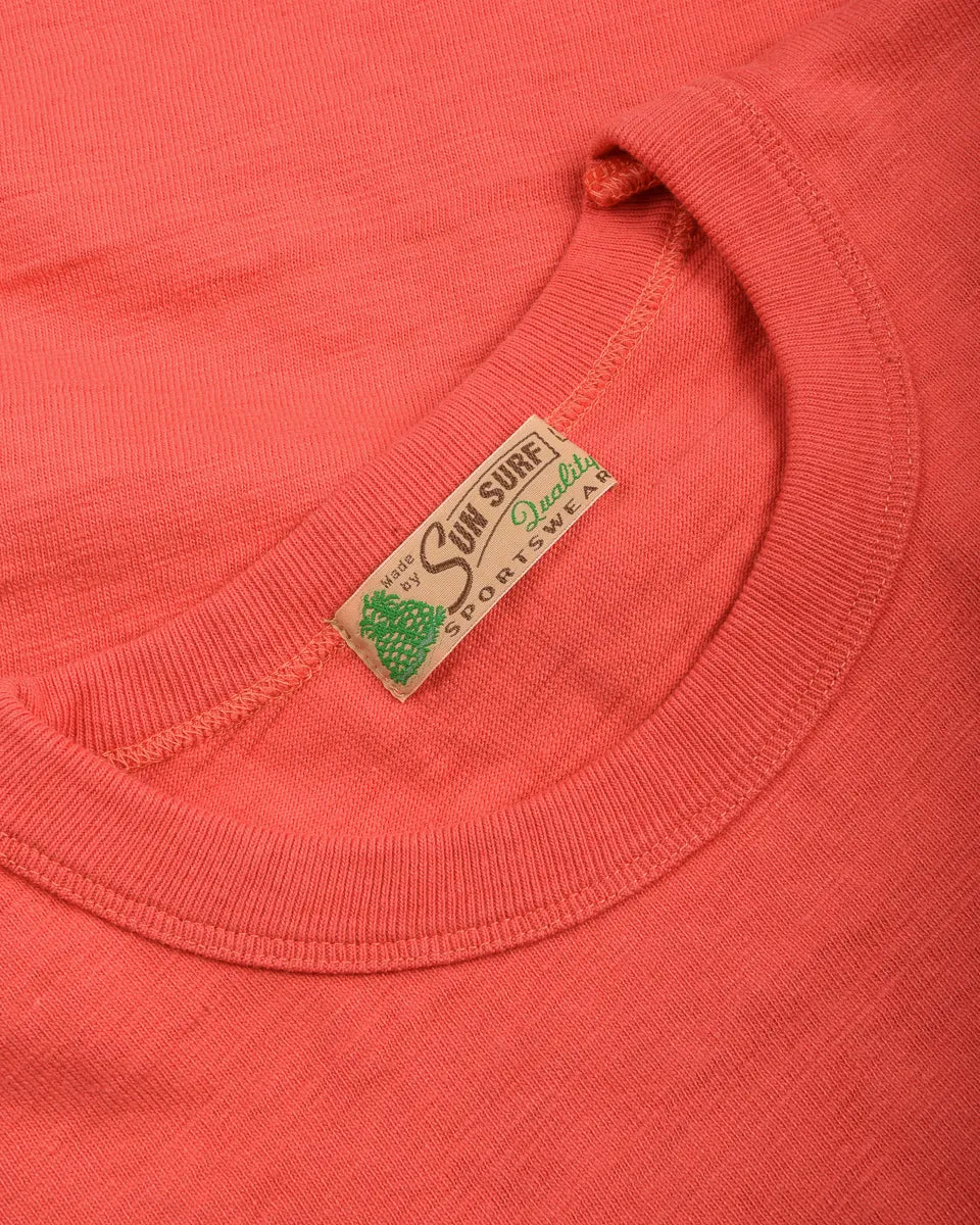 SUN SURF MCULLY CHOP SUI T-SHIRT - RED Cool Weather Wear
