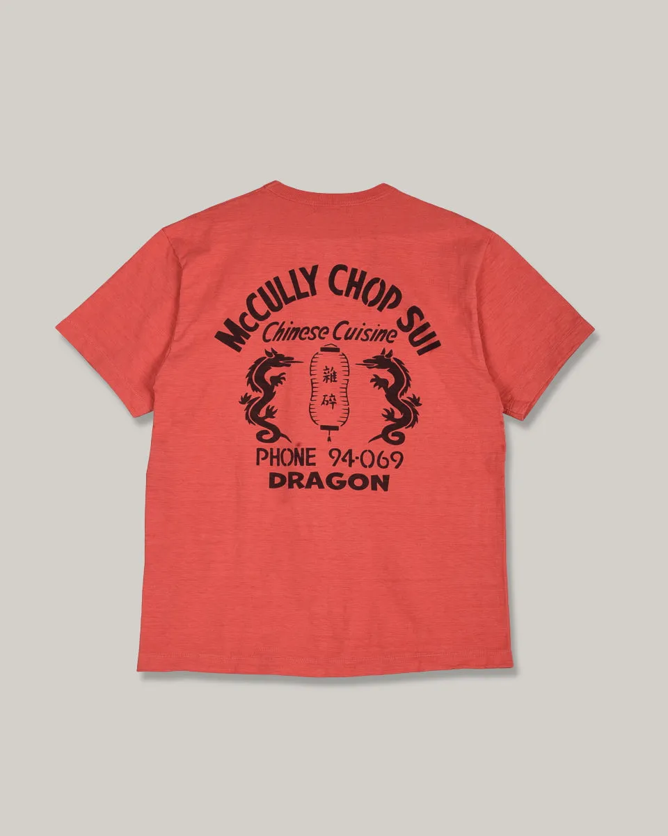 Seasonal Fashion Sporty Flex SUN SURF MCULLY CHOP SUI T-SHIRT - RED