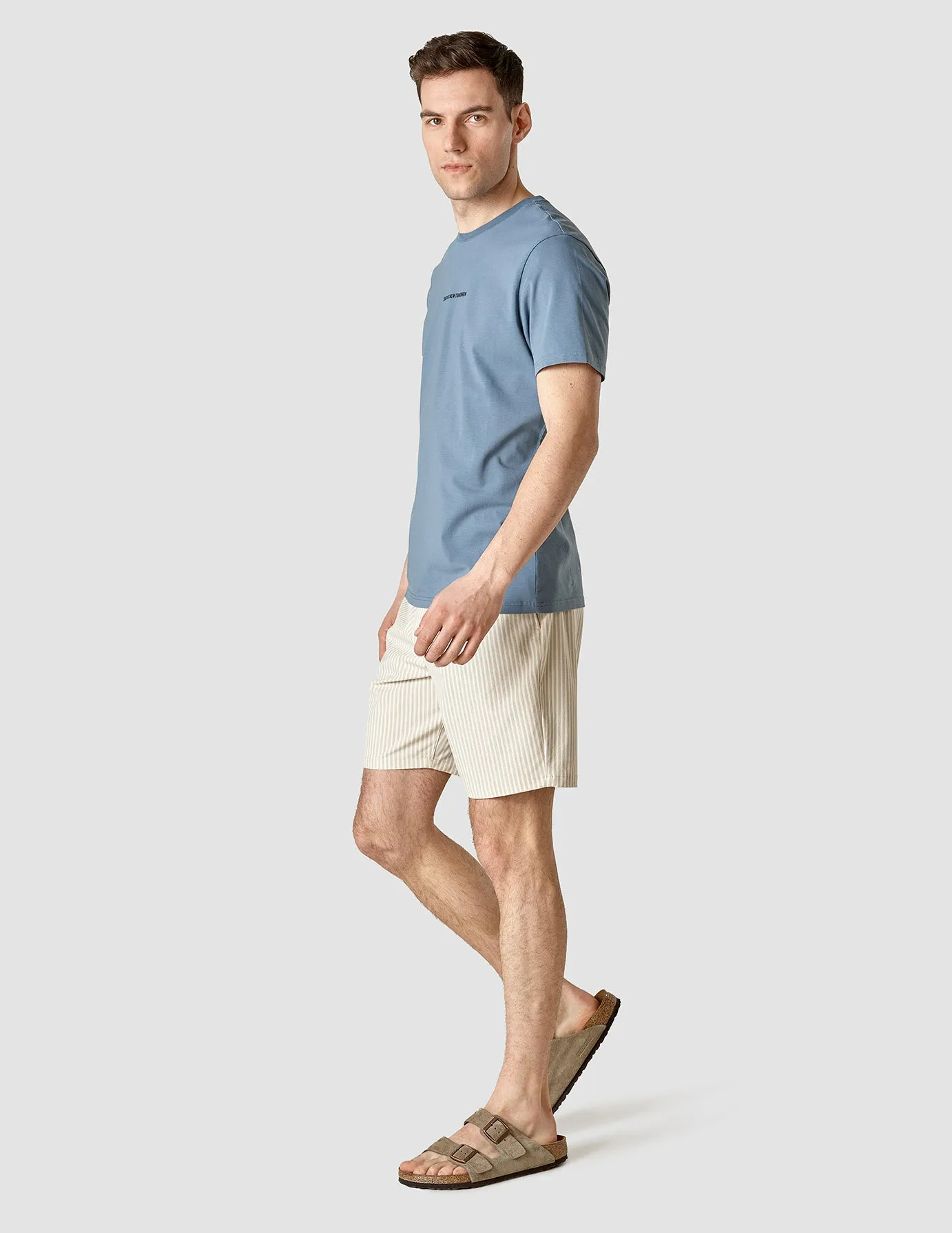 LongLastingColor Timeless Piece Supima Autograph T-shirt Blue Mirage