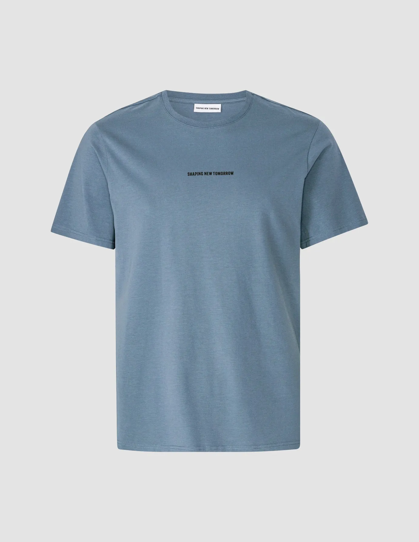 UltraSoftBrushedInterior Basic Piece Supima Autograph T-shirt Blue Mirage