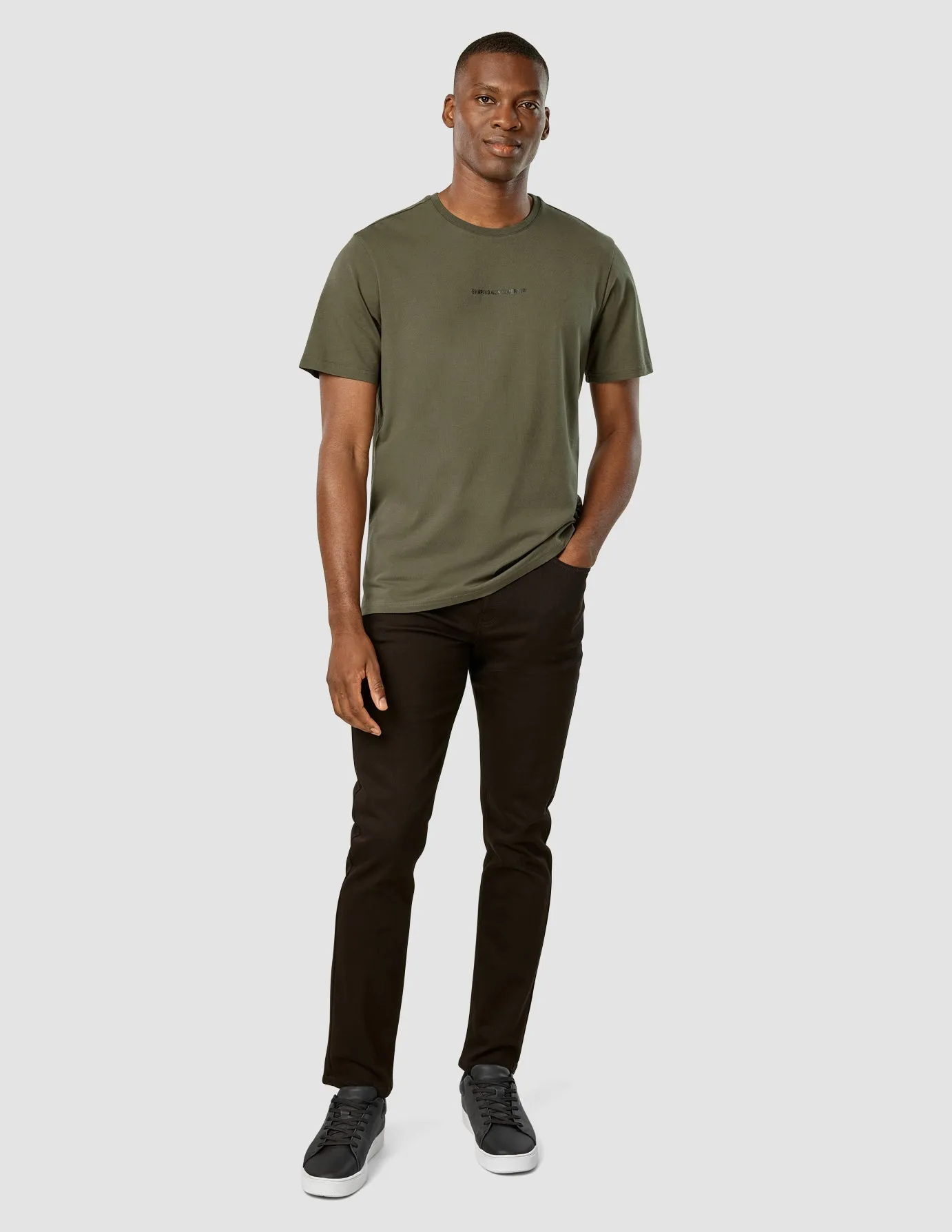 High Density Weave Supima T-Shirt Autograph Nightfall Green