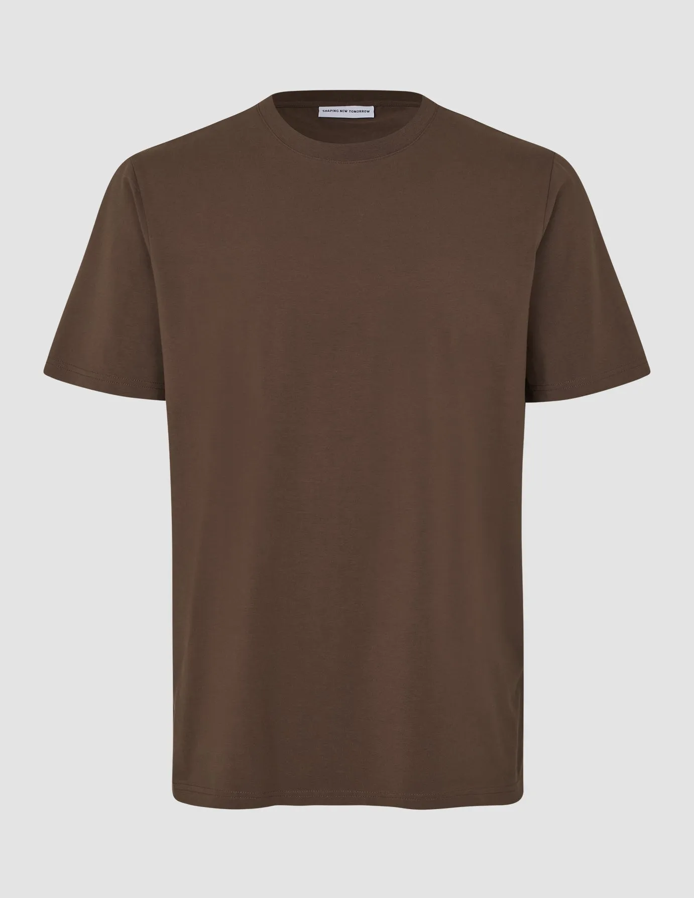 Fit For Movement Supima T-shirt Box Fit Saddle Brown