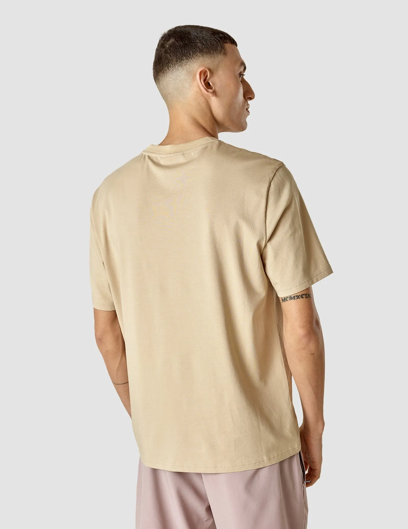 Supima T-shirt Box Fit Sahara Sporty Appeal Eco Certified Fiber