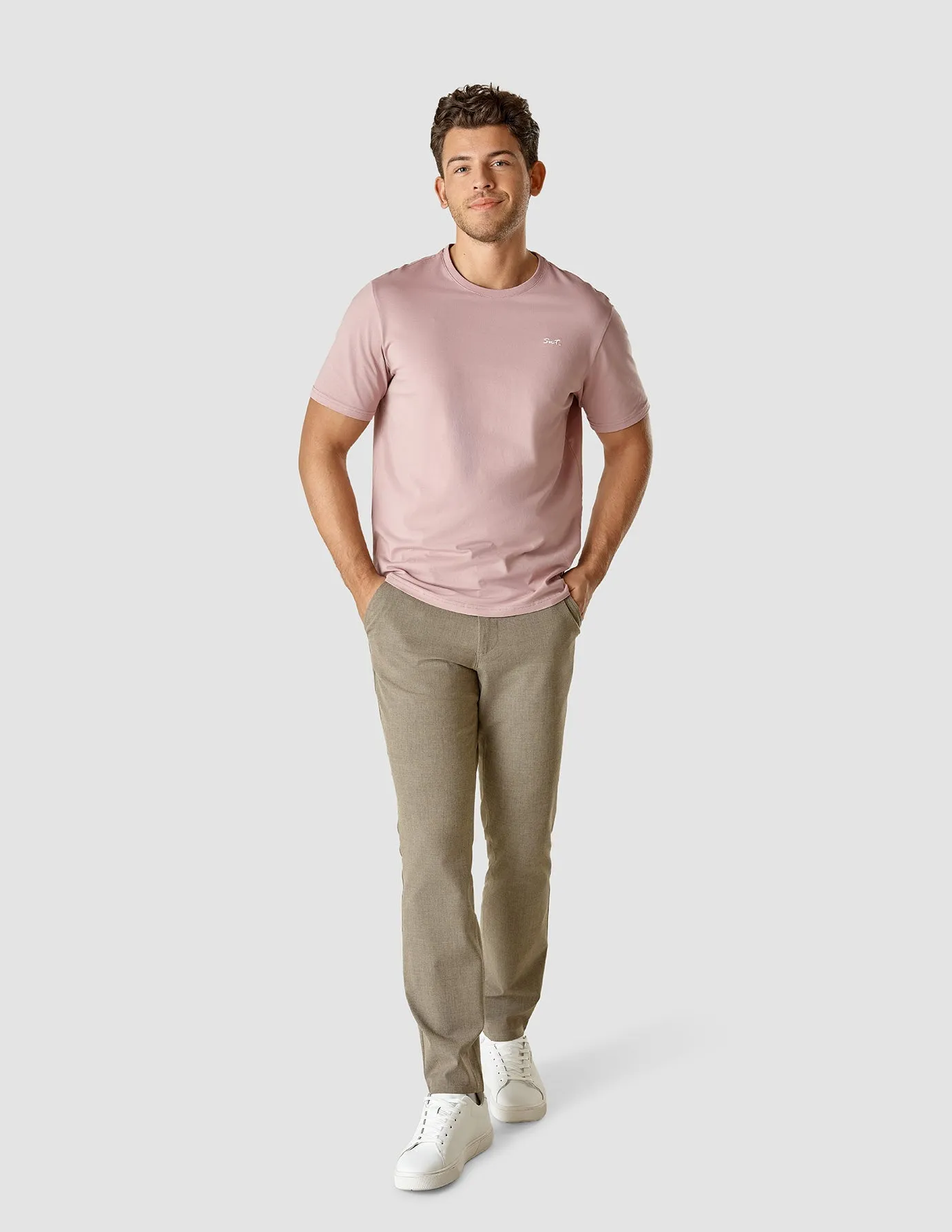 Roomy Waist Relaxed Everyday Wear Supima T-Shirt Legacy Dusty Lilac