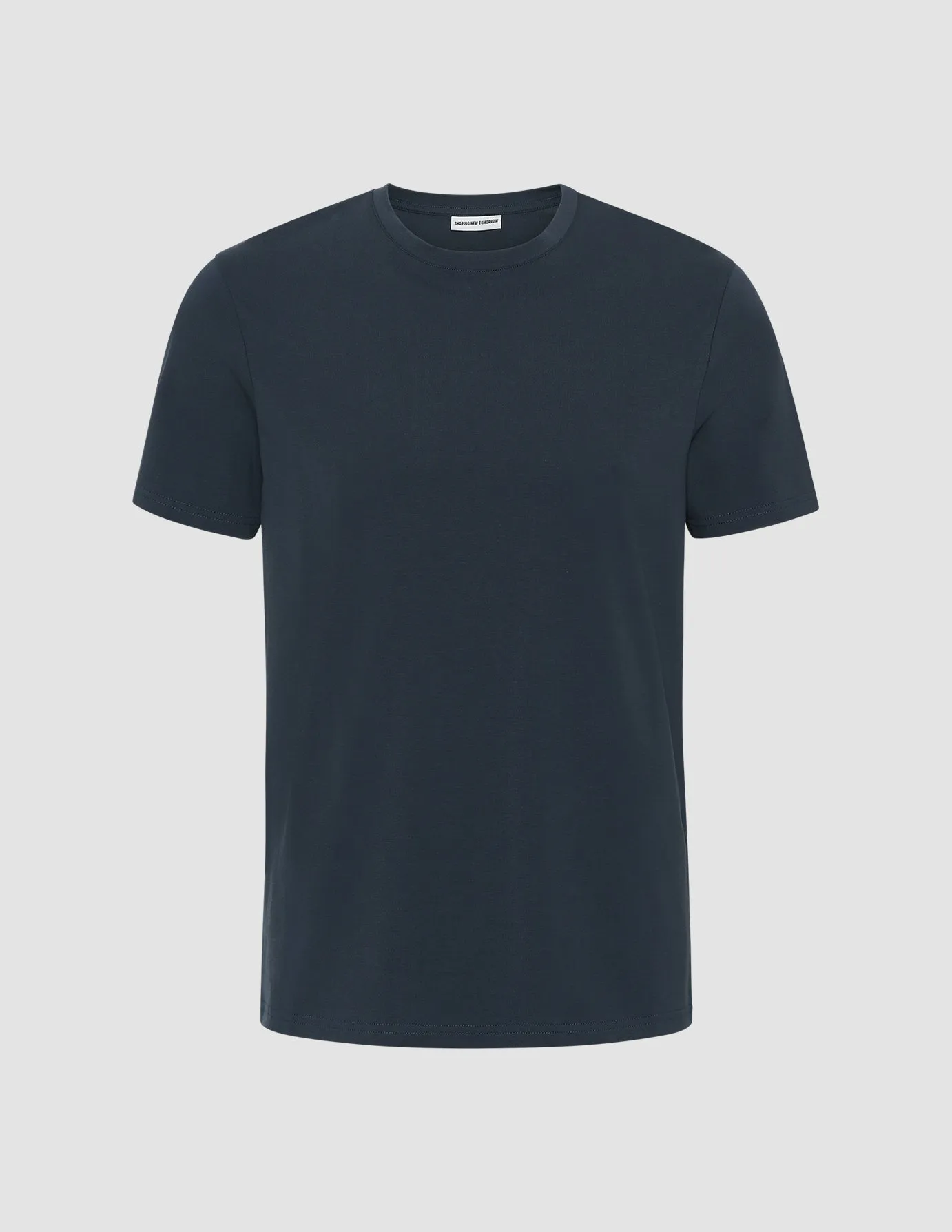 Supima T-shirt Navy TaglessCollar