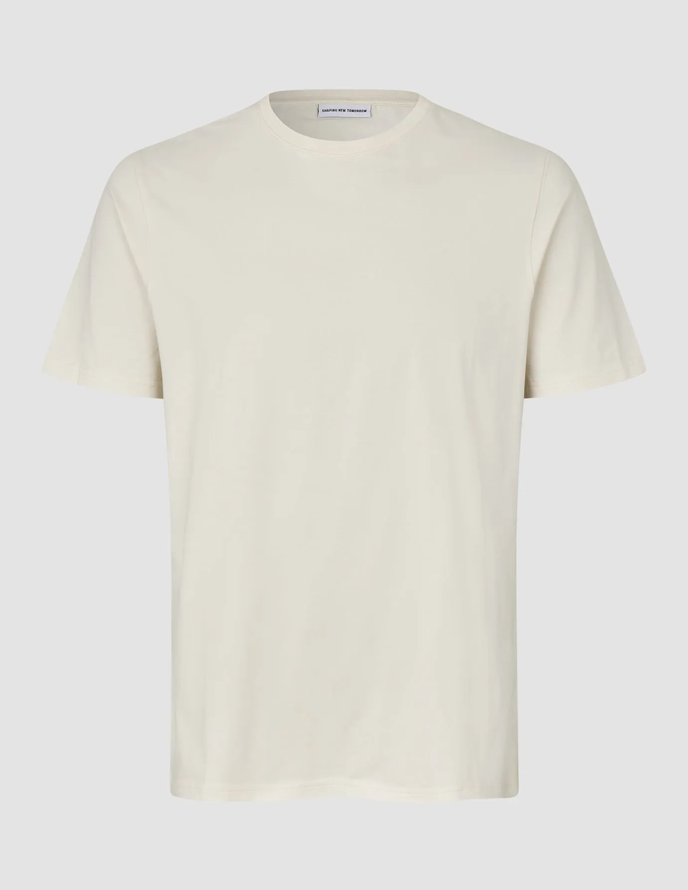 right size Garment Dyed Technique Supima T-shirt Off White