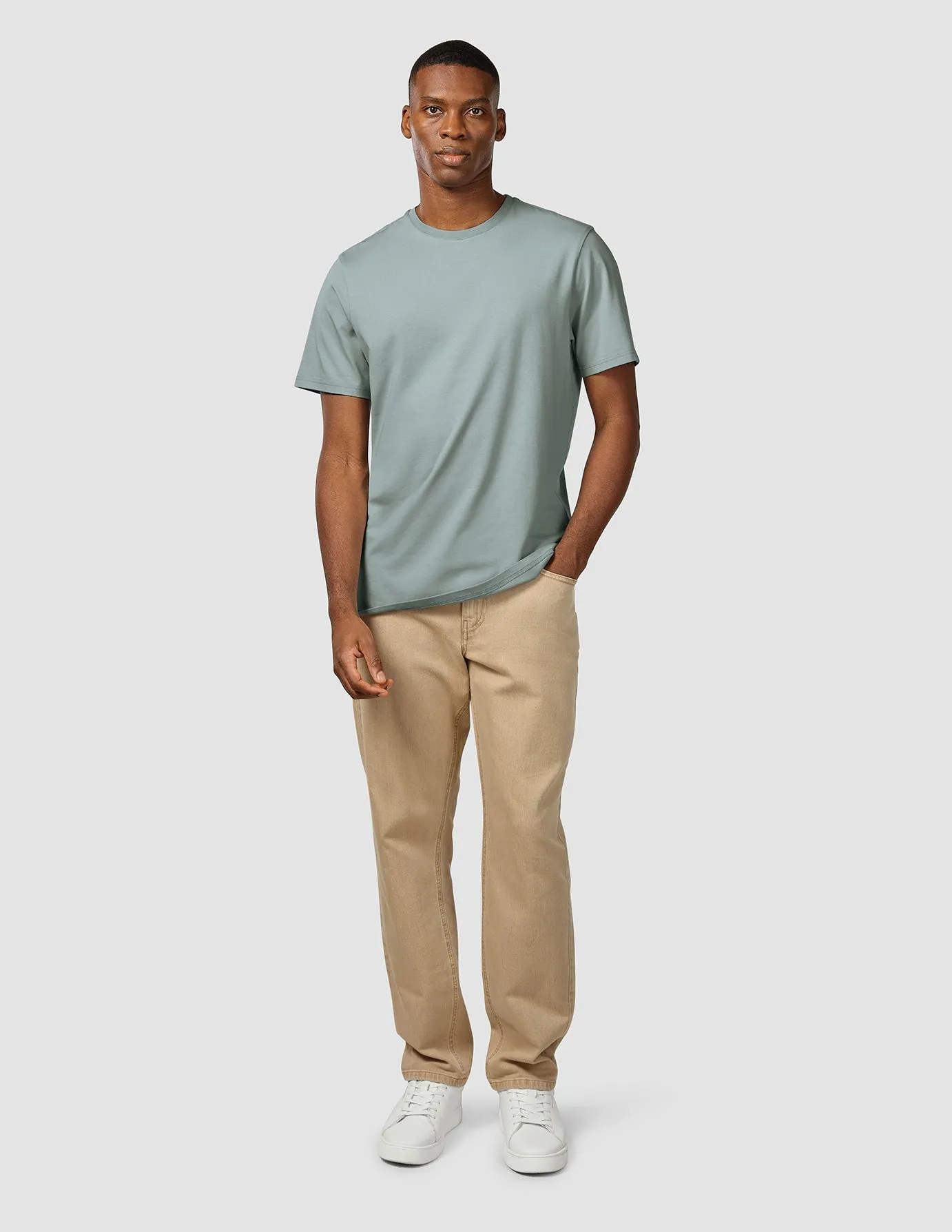 Colorfast Material Supima T-shirt Peppermint