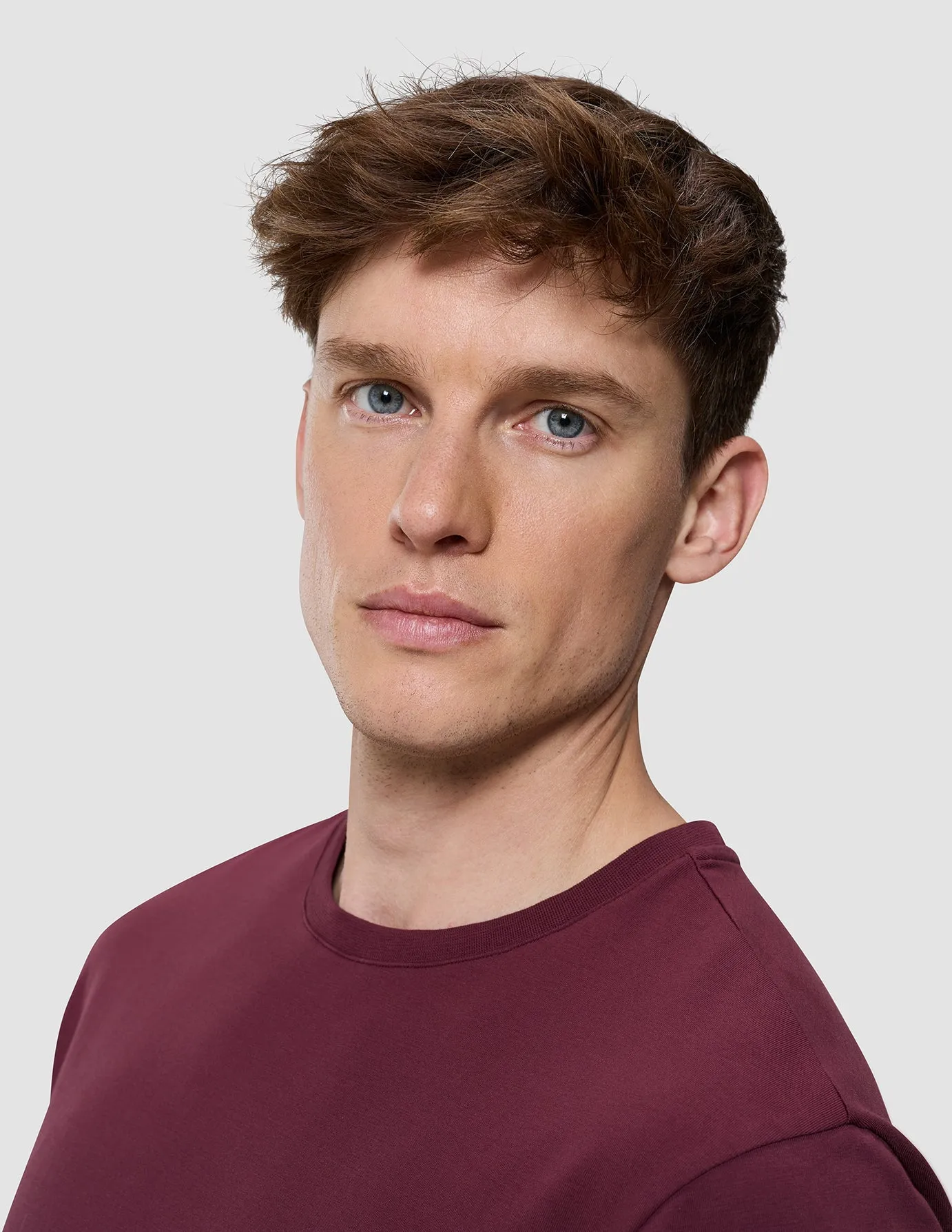 Supima T-shirt Ruby Hydrophobic coating