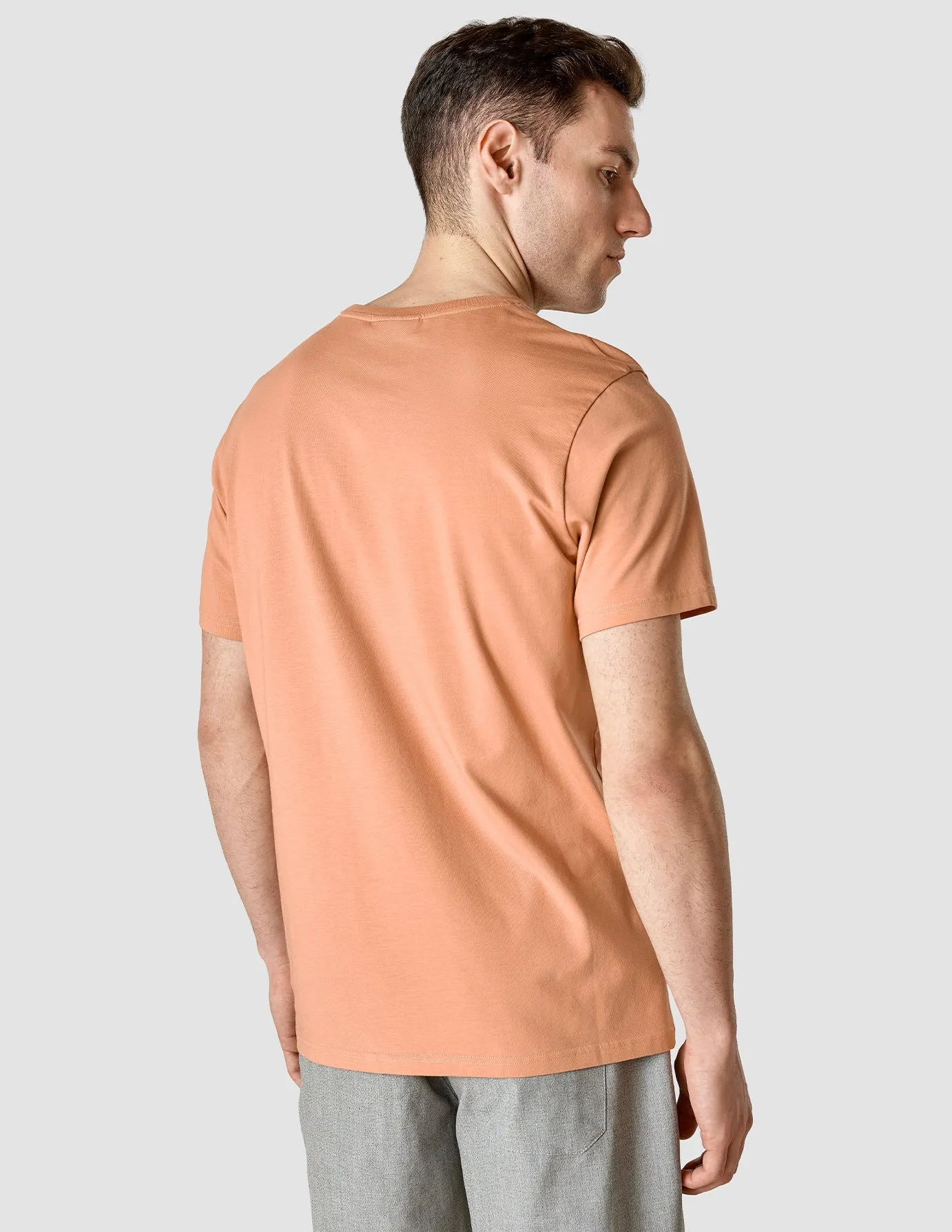 Supima T-shirt Rusty Caramel hypoallergenic QuickDry