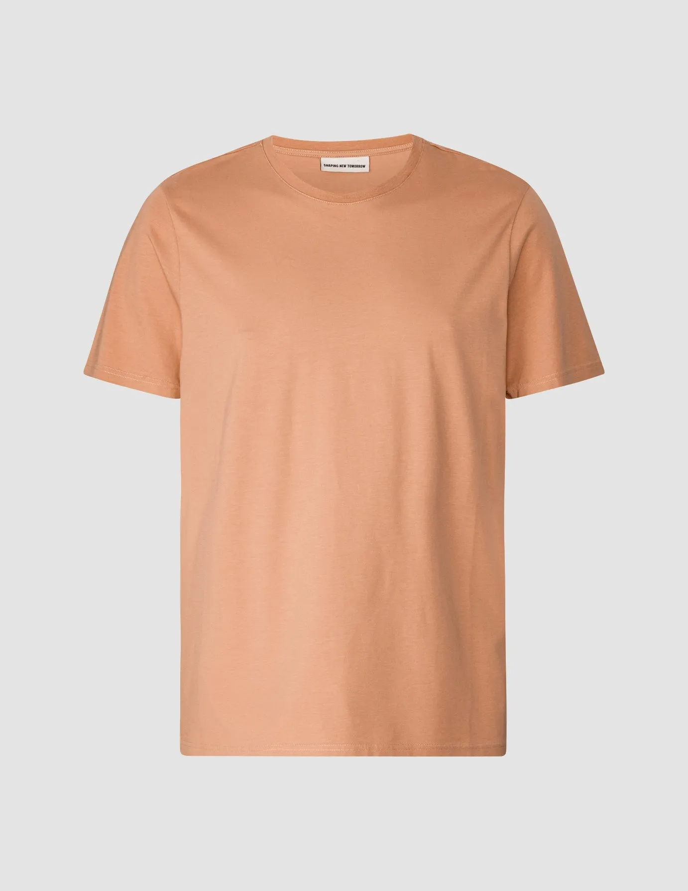 Supima T-shirt Rusty Caramel Cozy Comfort