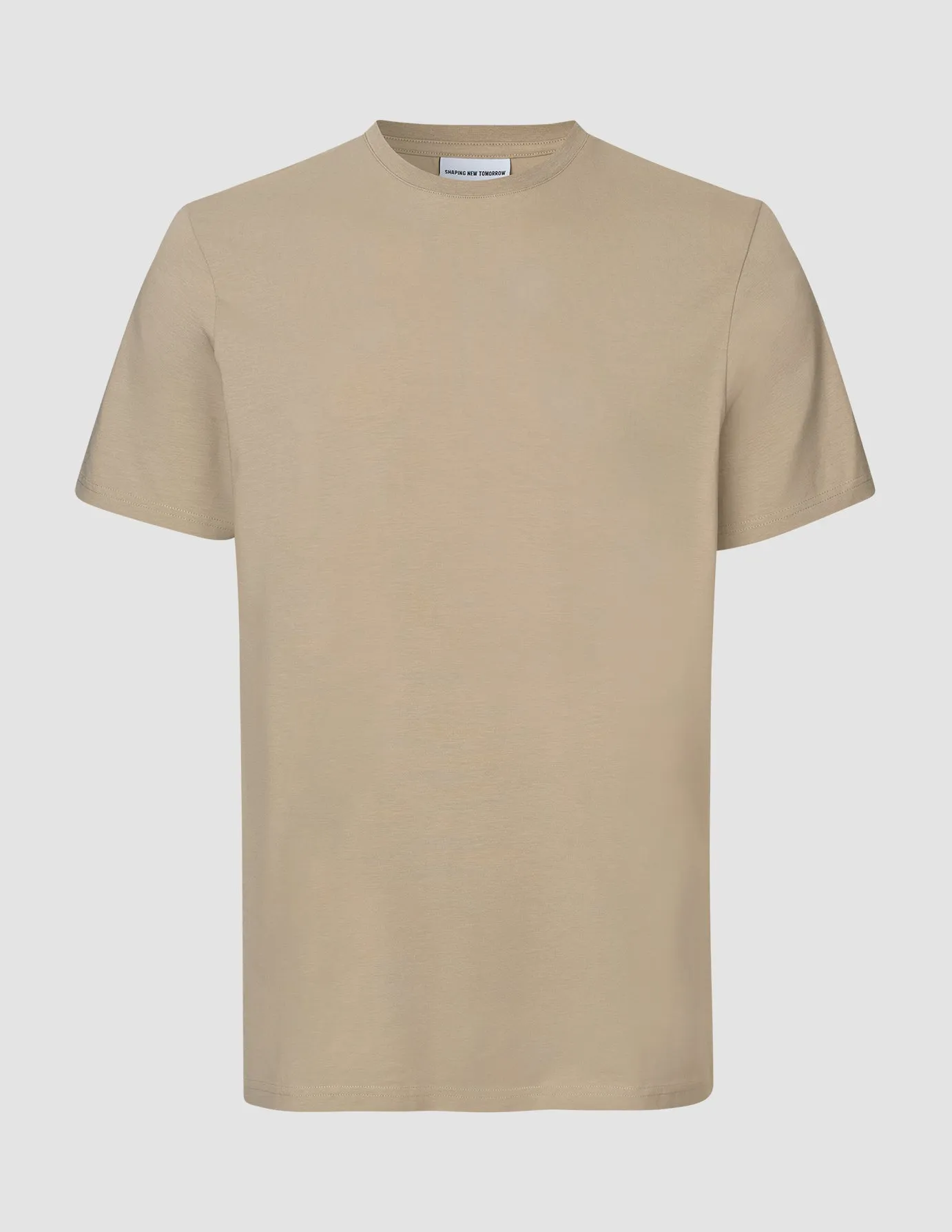 Supima T-Shirt Wooden Beige Rayon blend