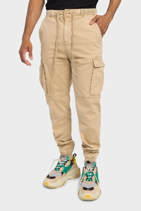 Breathable Stretch Cargo Drawstring Jogger Pants