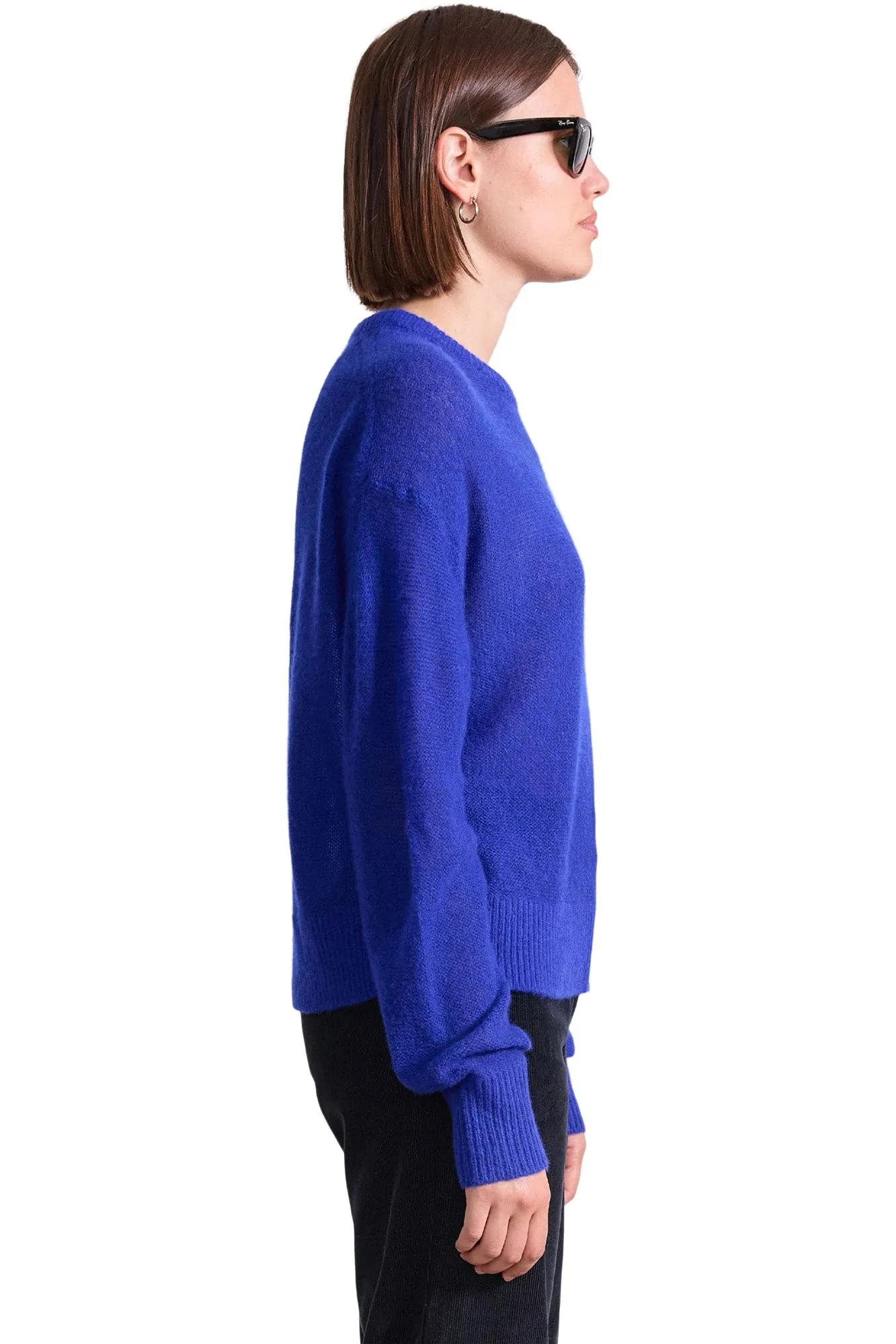 Apiece Apart Softest Tissue Weight Sweater in Cobalt Workwear