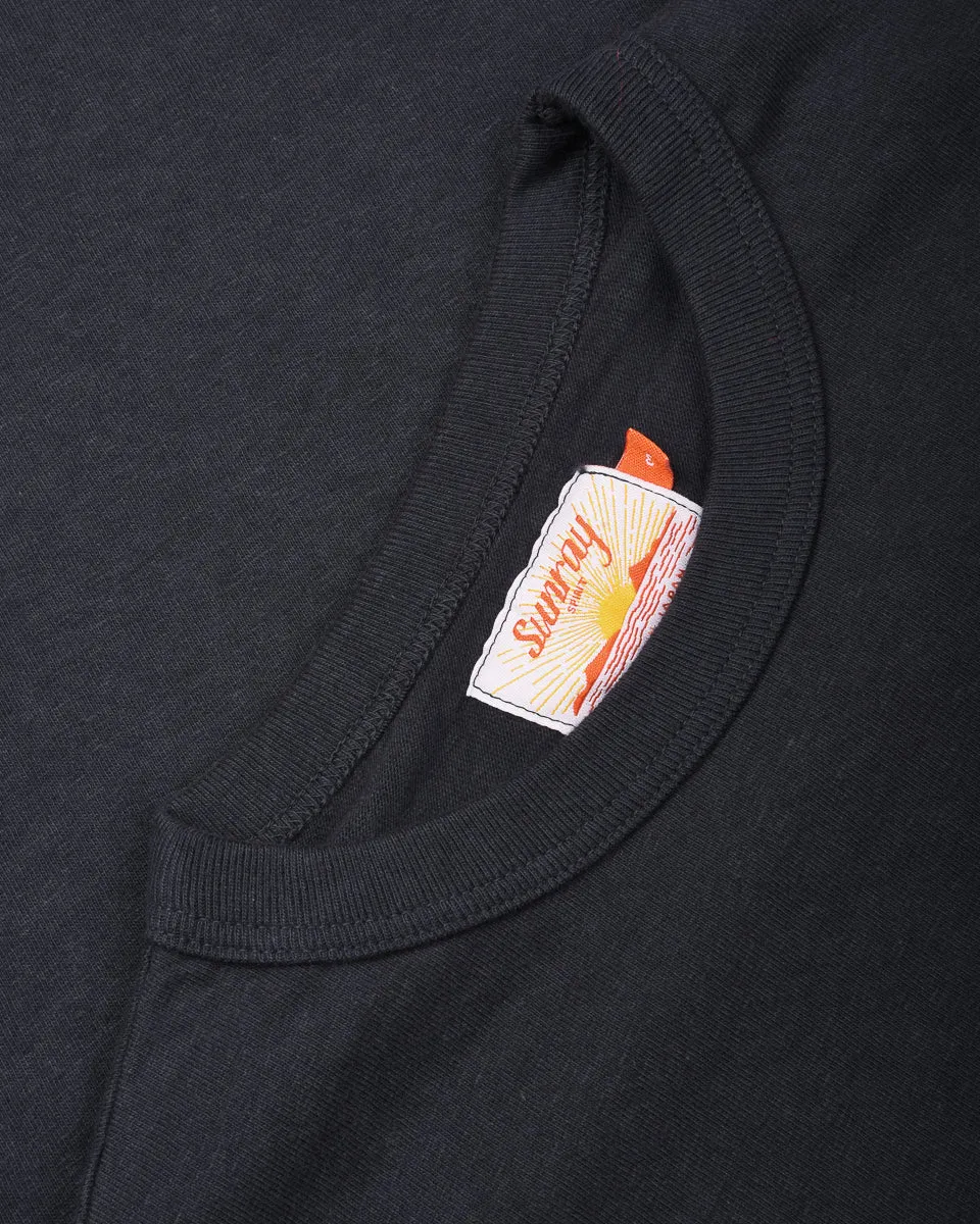 SUNRAY SPIRIT NA'MAKA'OH SS TSHIRT - BLUE GRAPHITE Essential Casual Everyday Comfort Style