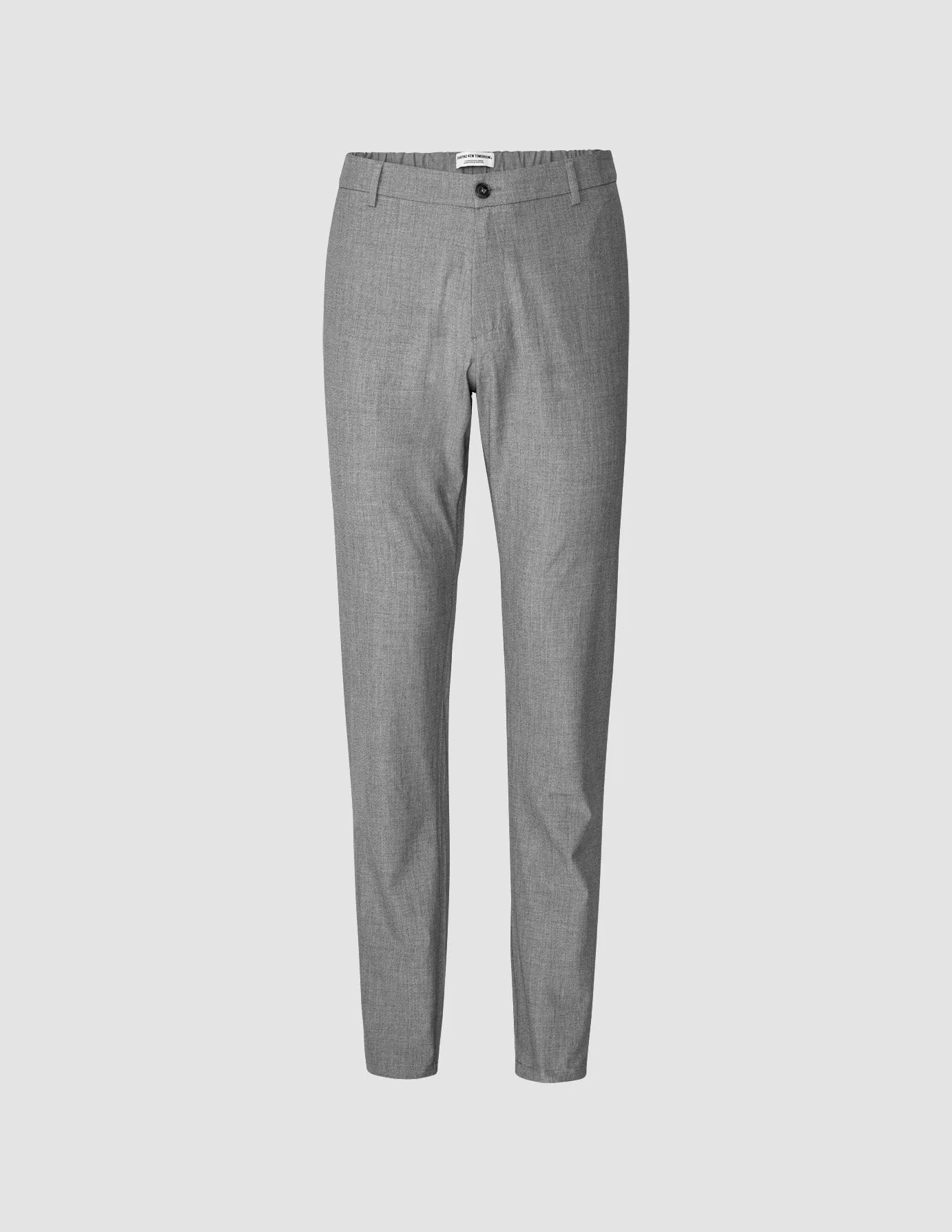 Tech Linen Elastic Pants Charcoal TailoredSilhouette