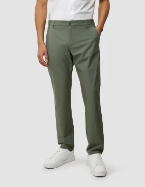 ResilientElasticBand Tech Linen Elastic Pants Urban Green