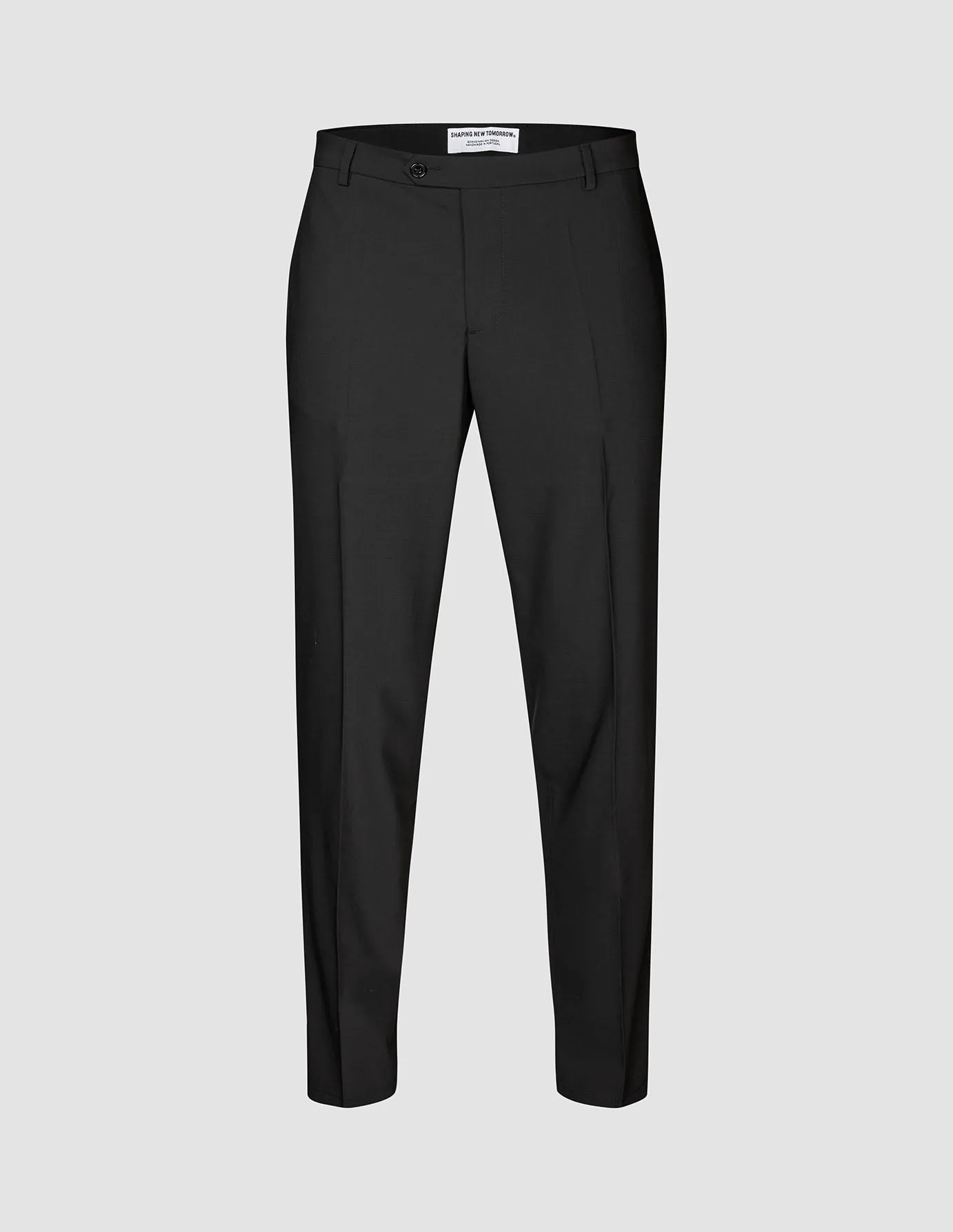 Gripper Waistband Tech Wool Suit Pants Regular Black