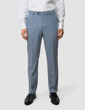 Hidden Pocket System Sport Performance Tech Wool Suit Pants Regular Light Blue