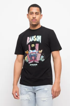 Ransom Bedazzled Crystal T-Shirt Relaxed Dress