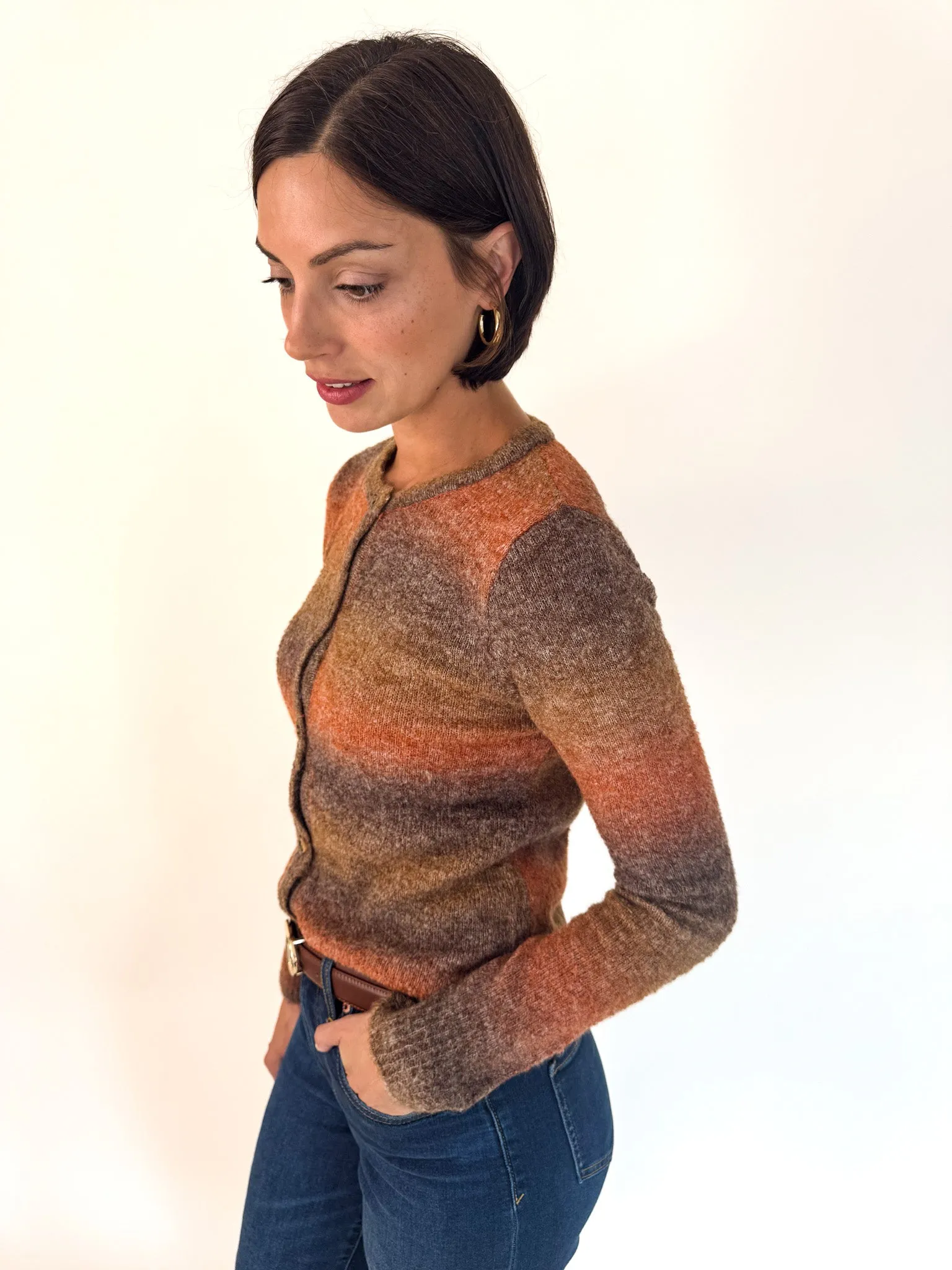 Haley Ombre Cardigan All Day Comfort Fit