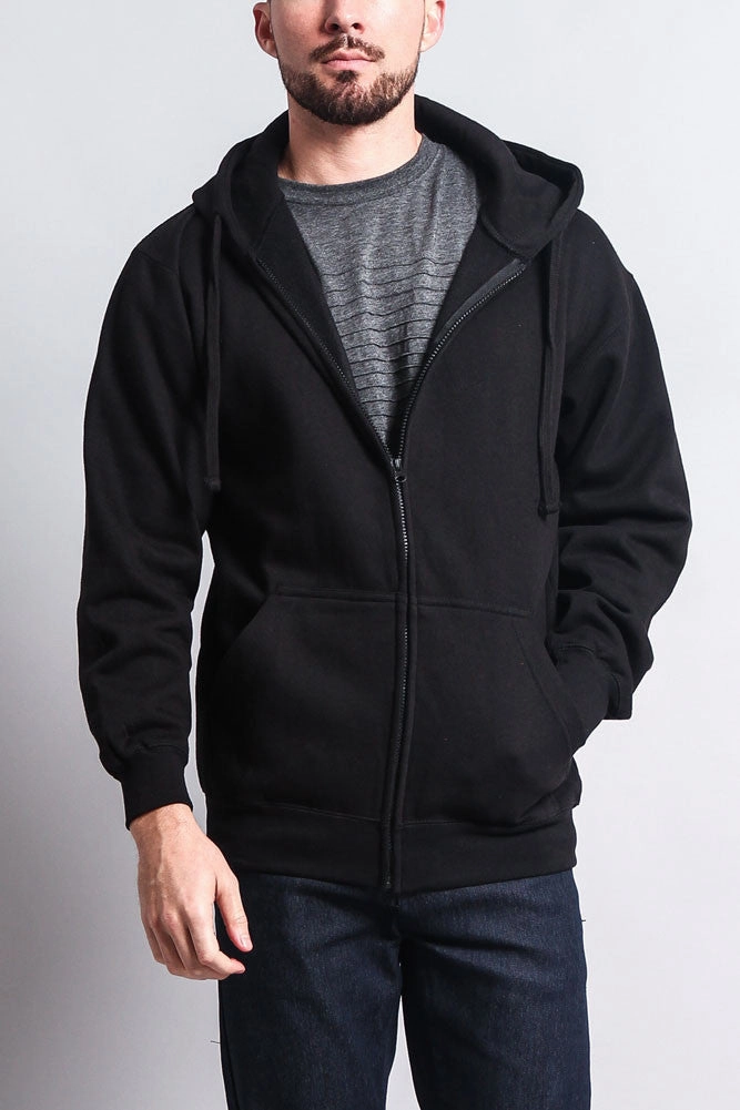 Weekend Outing Wear Premium Heavyweight Zip-Up Hoodie