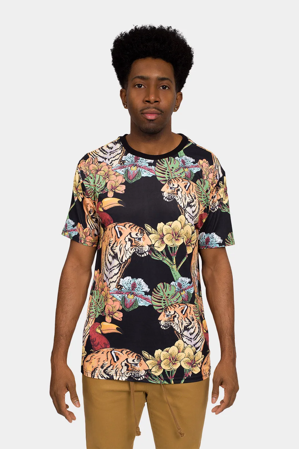 High Durability Material Colorful Jungle T-Shirt