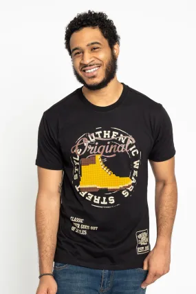 Timberland Boot Lego Pixel T-Shirt elegant design Wrinkle Free Weave