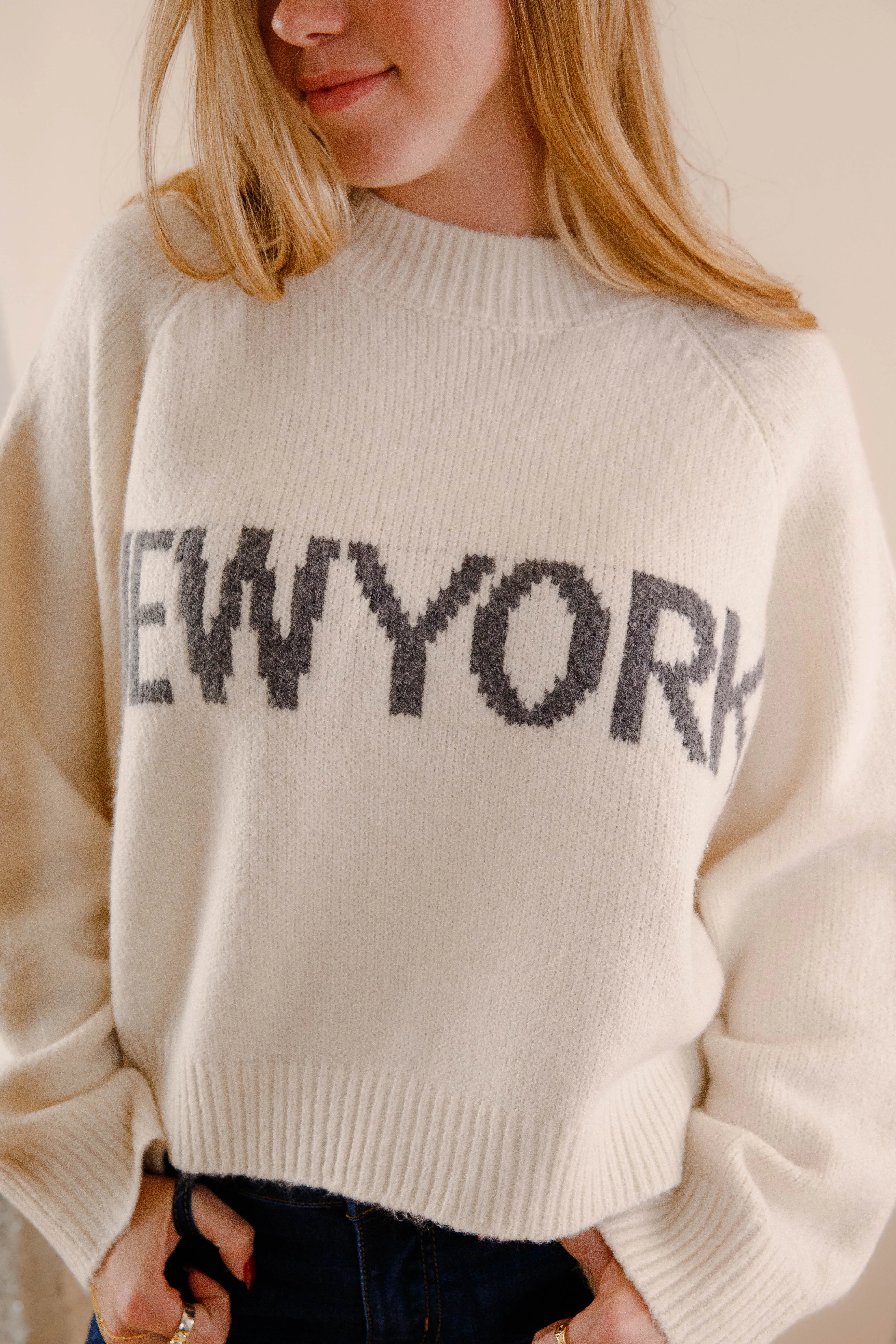 Classic Comfort Soft Comfort Fit The Big City Sweater-New York