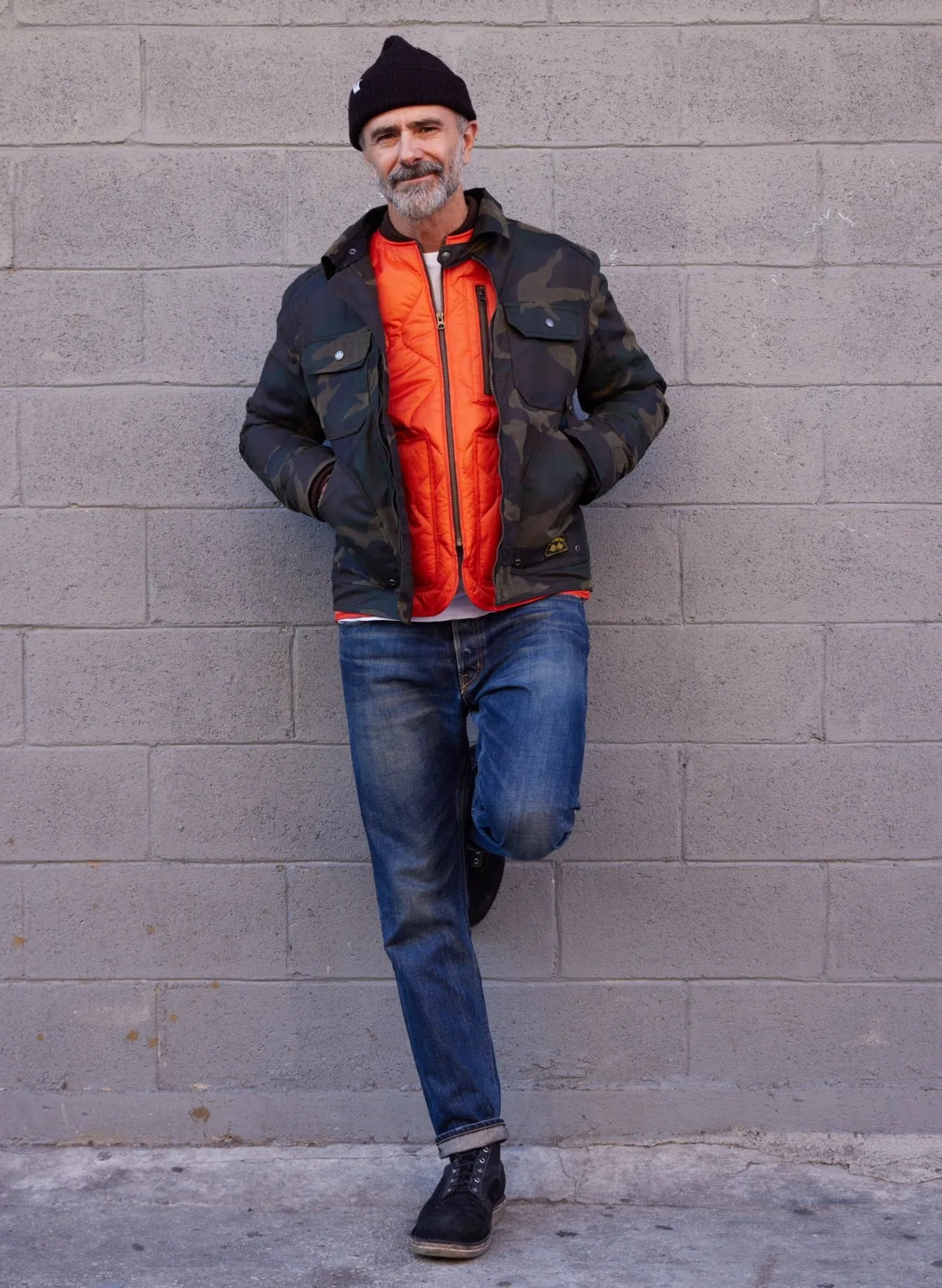 Light Outdoor Layer The Driggs Waxed Canvas Woodland Camo Riding Jacket