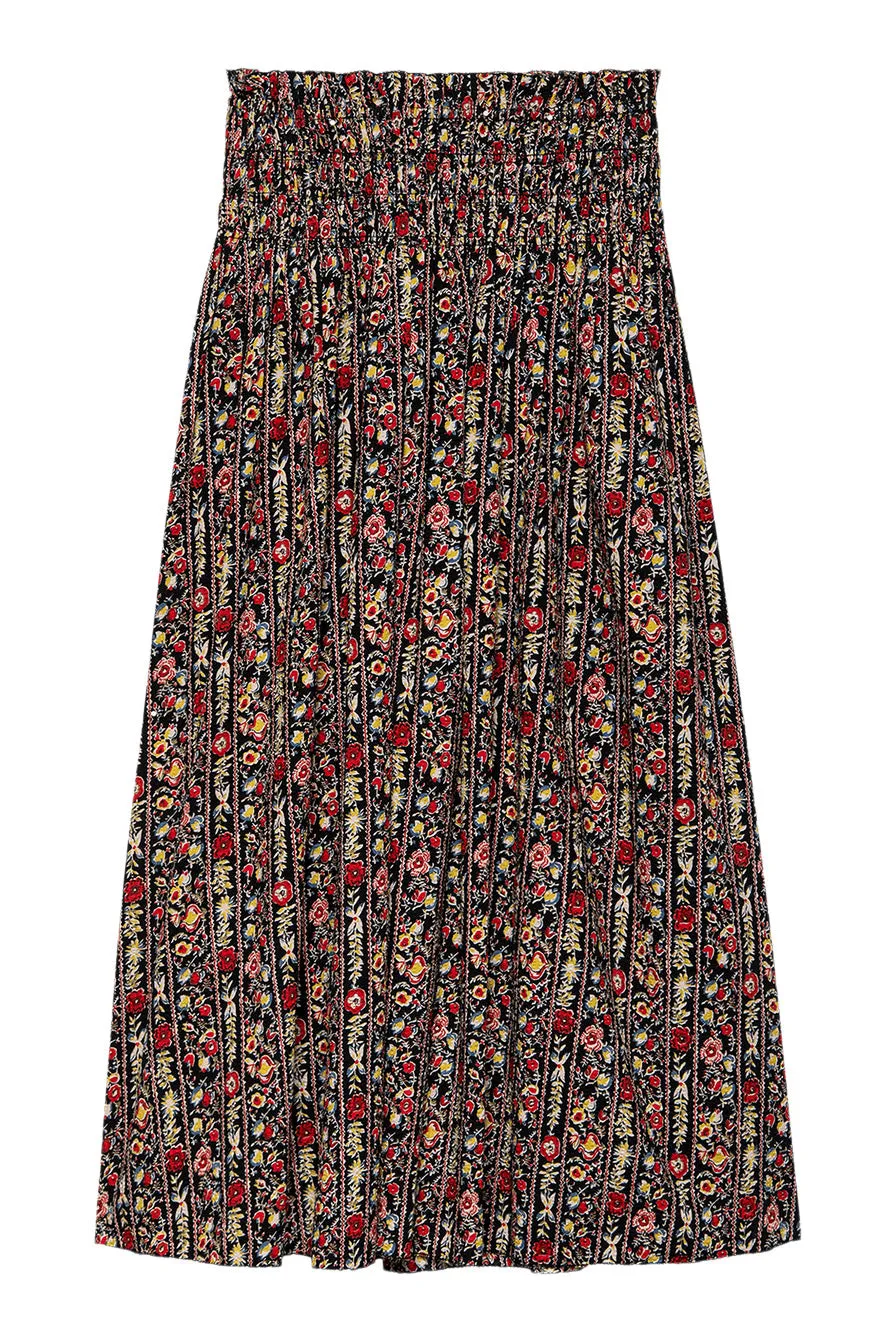 Functional Fit The Great Canary Skirt in Garland Print
