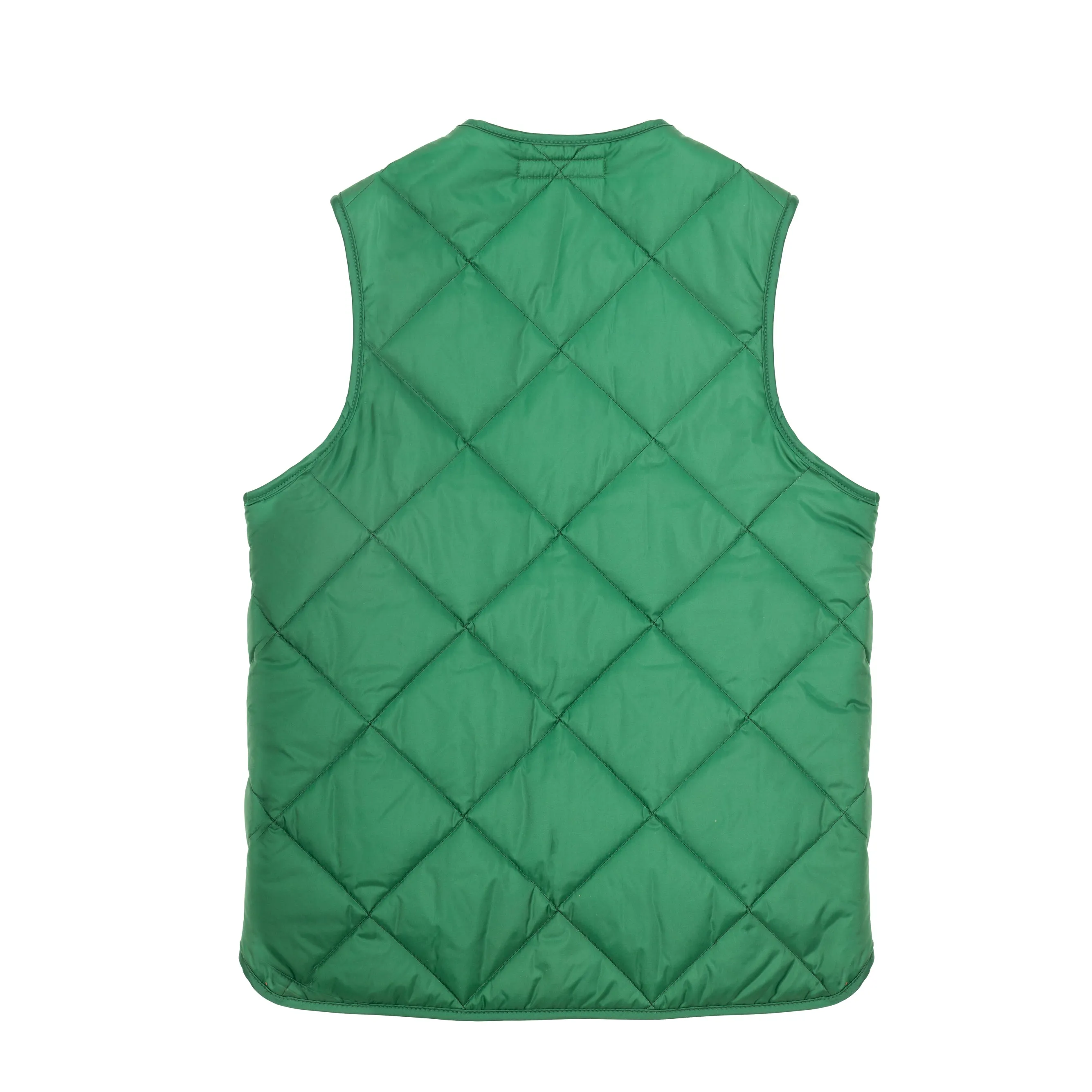 Clean Minimal Look DurableStitching THE UNION QUILTED VEST - Green