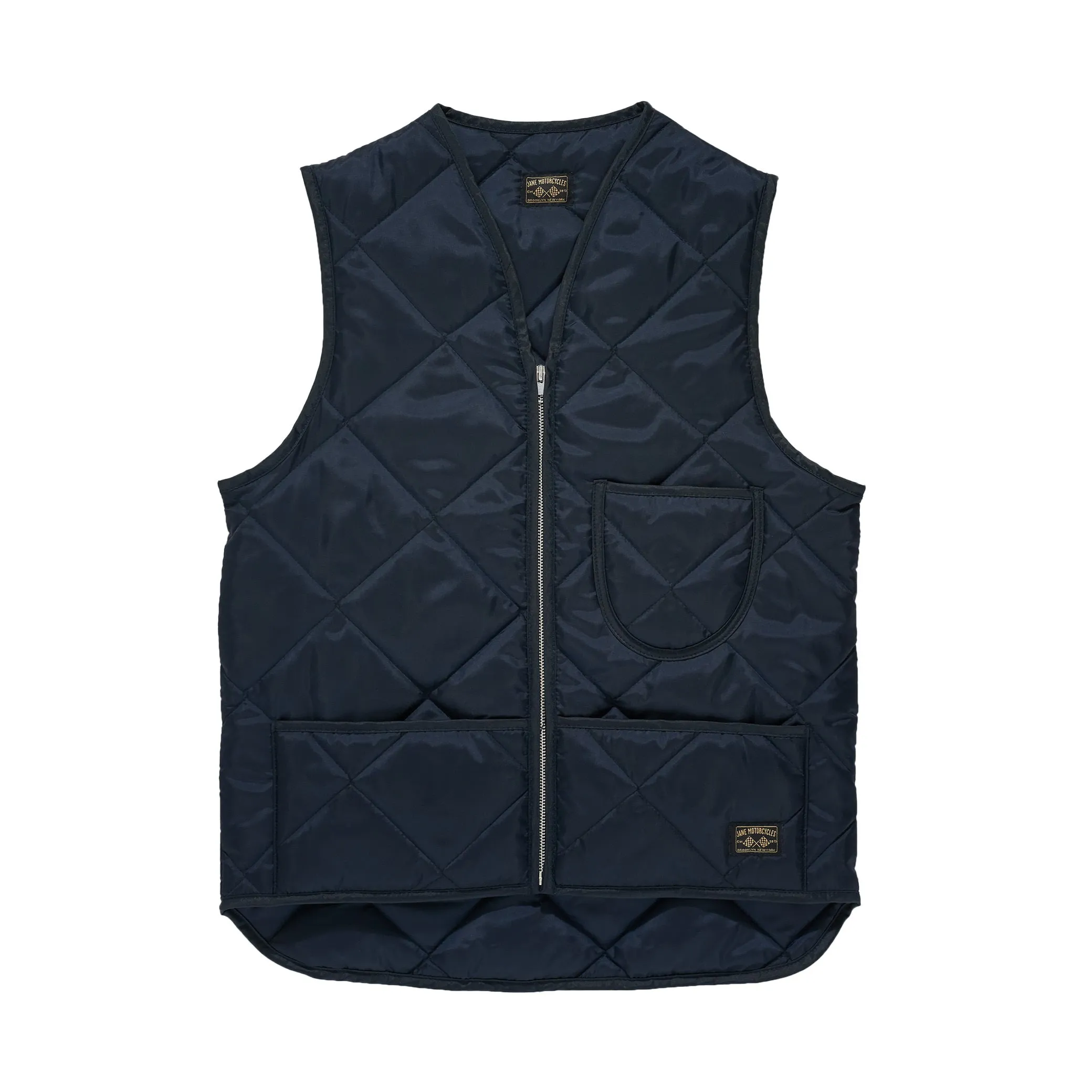 Sleek Comfort THE UNION QUILTED VEST - Navy